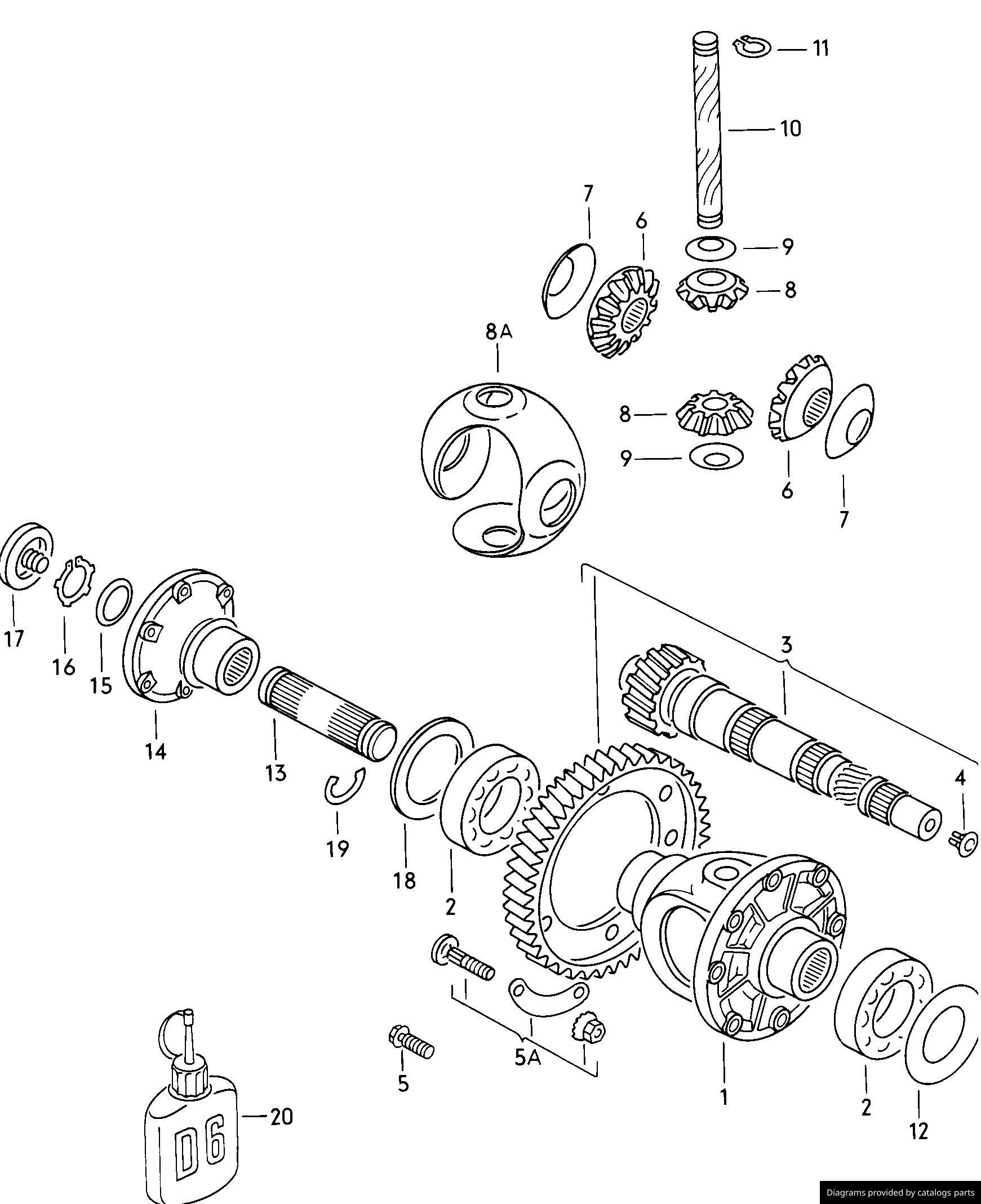Car part diagram