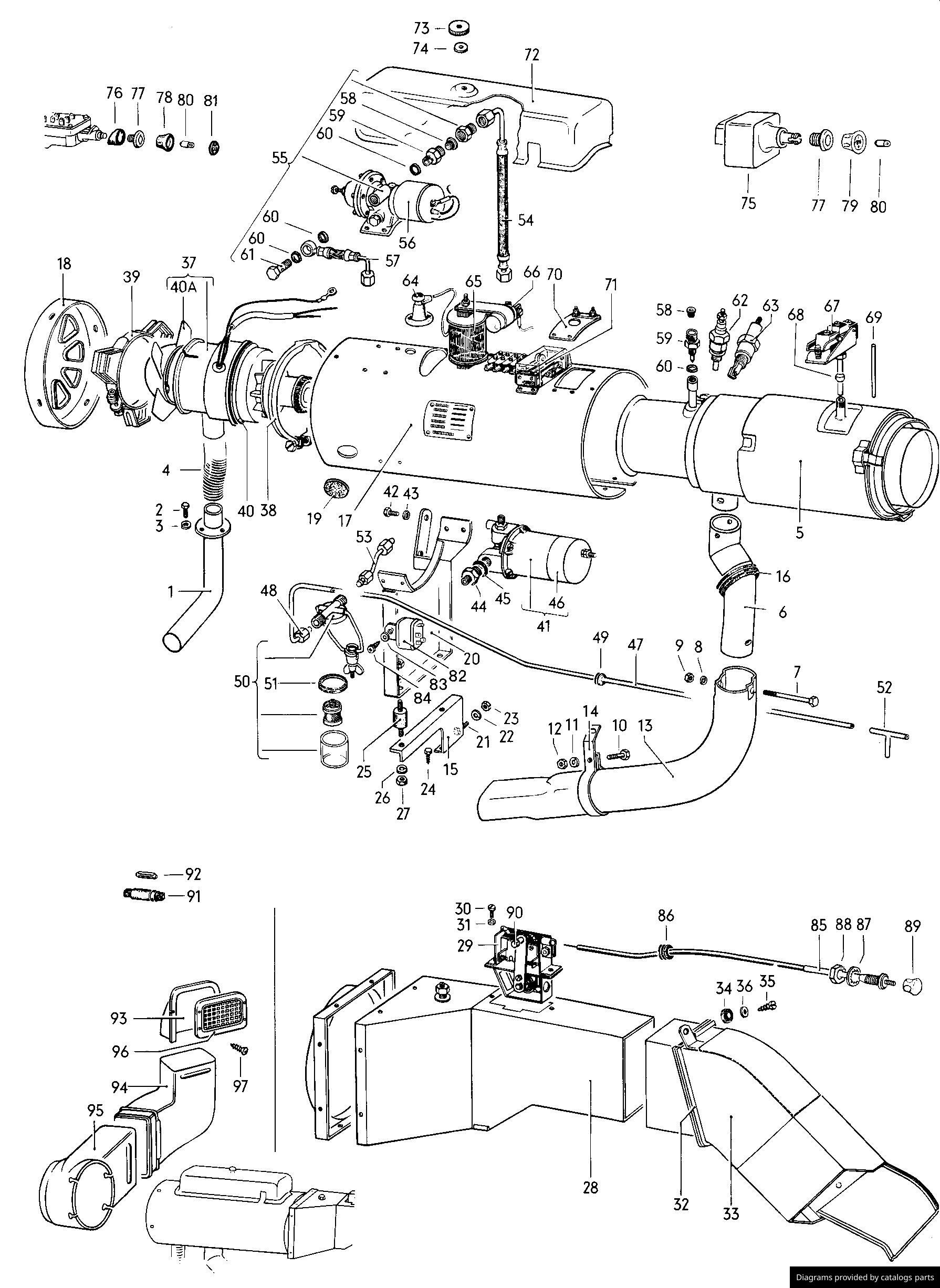 Car part diagram