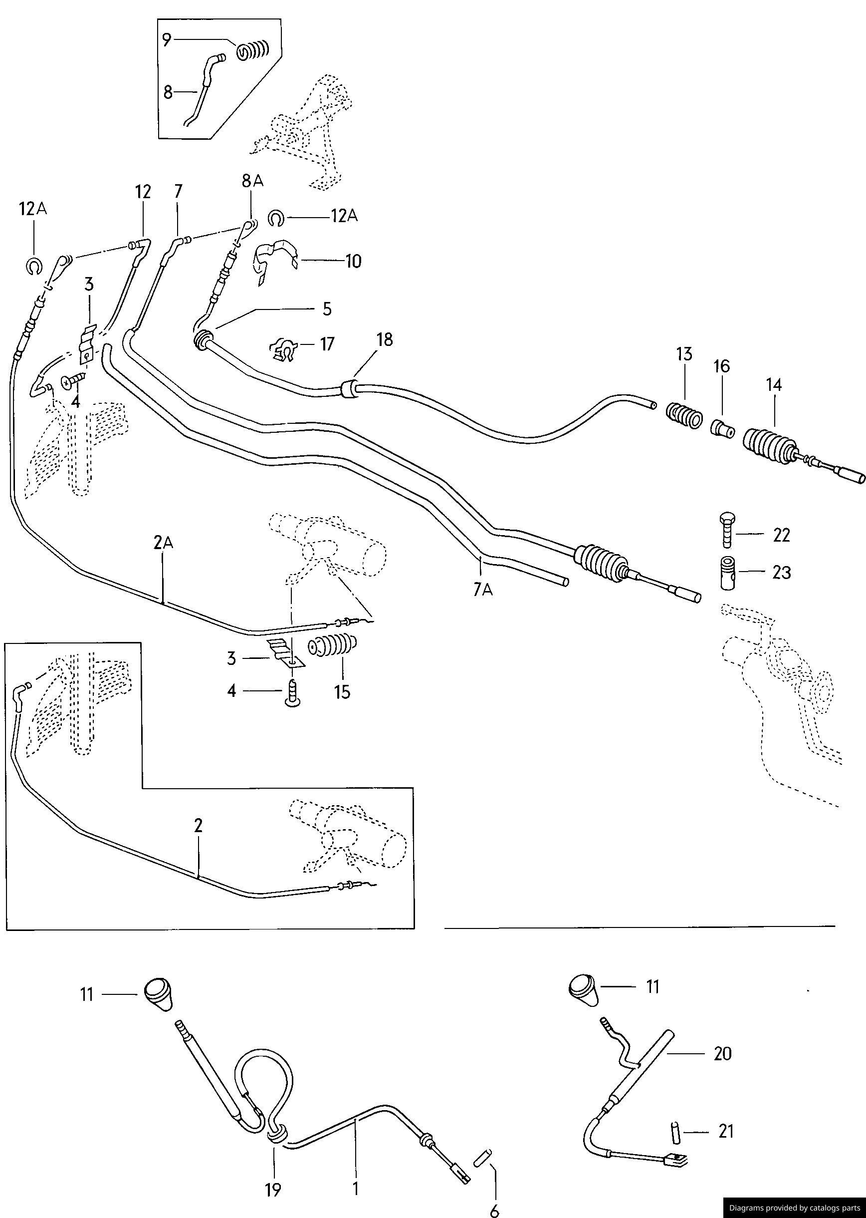 Car part diagram