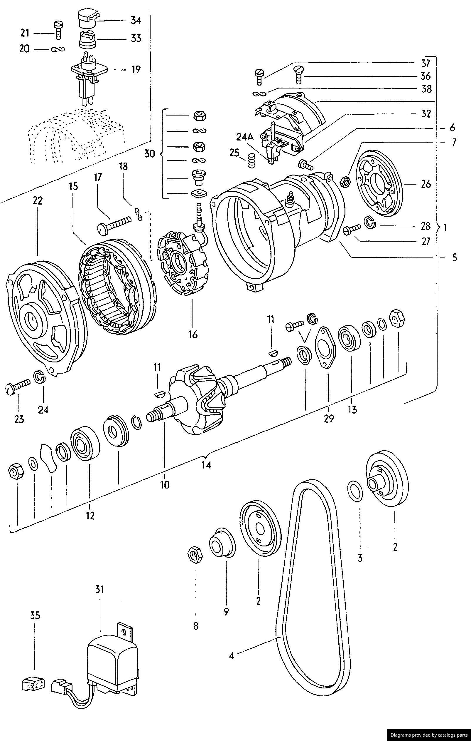 Car part diagram
