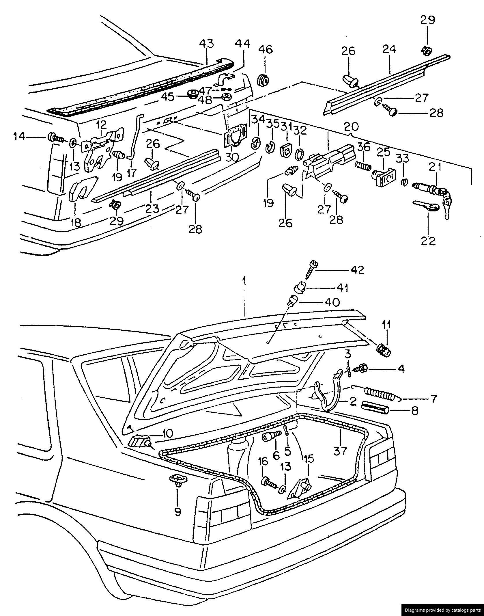 Car part diagram