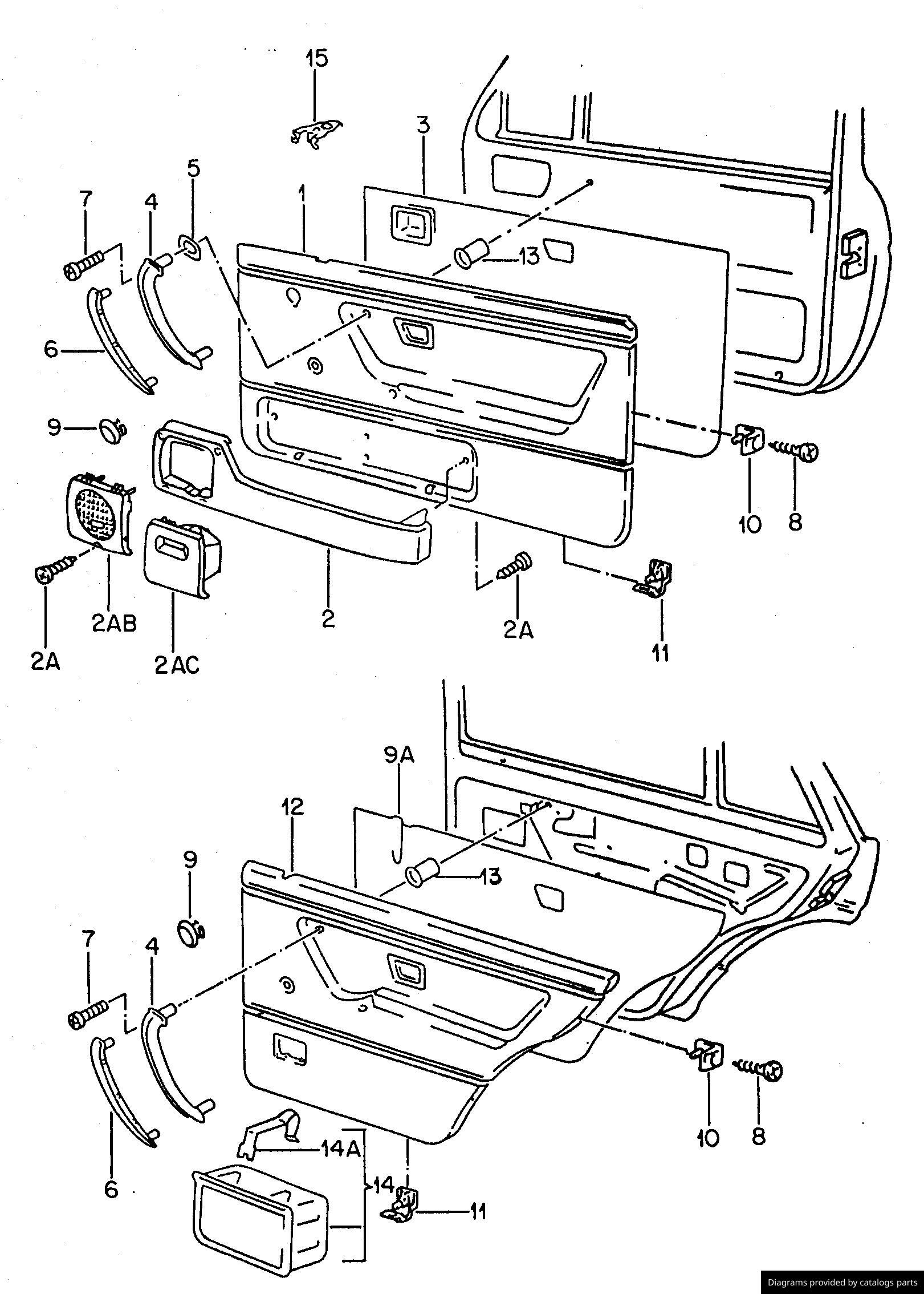 Car part diagram
