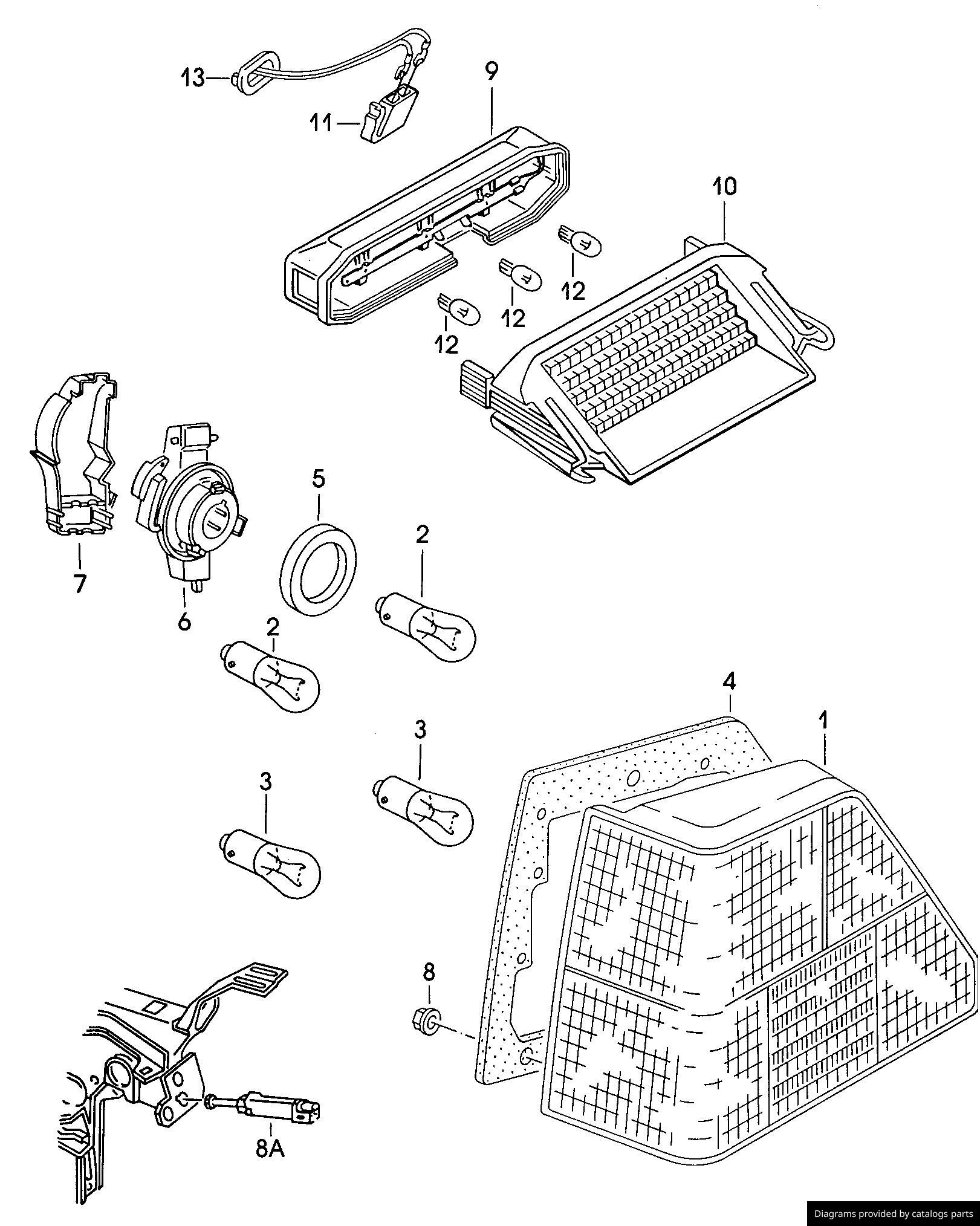 Car part diagram