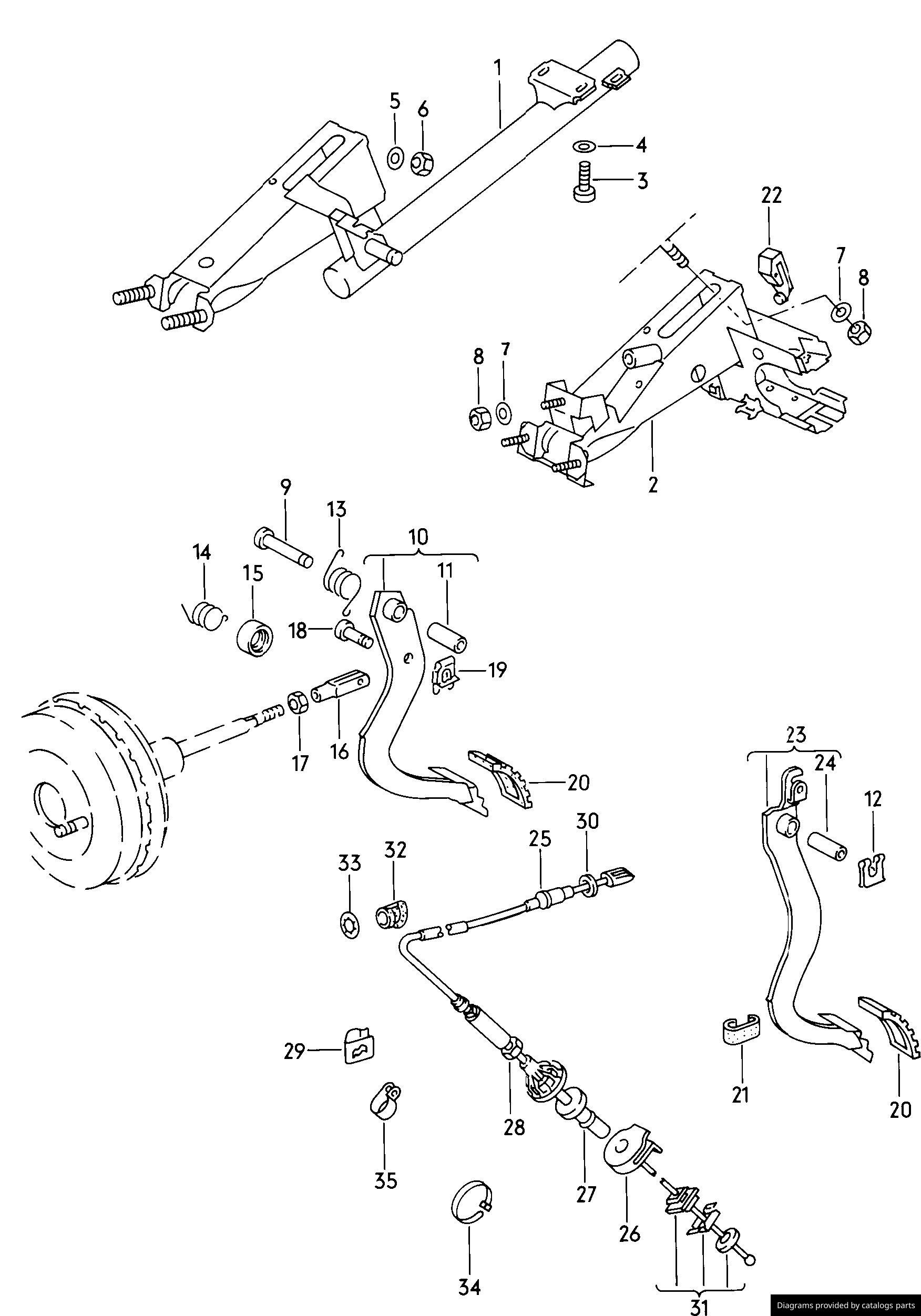 Car part diagram