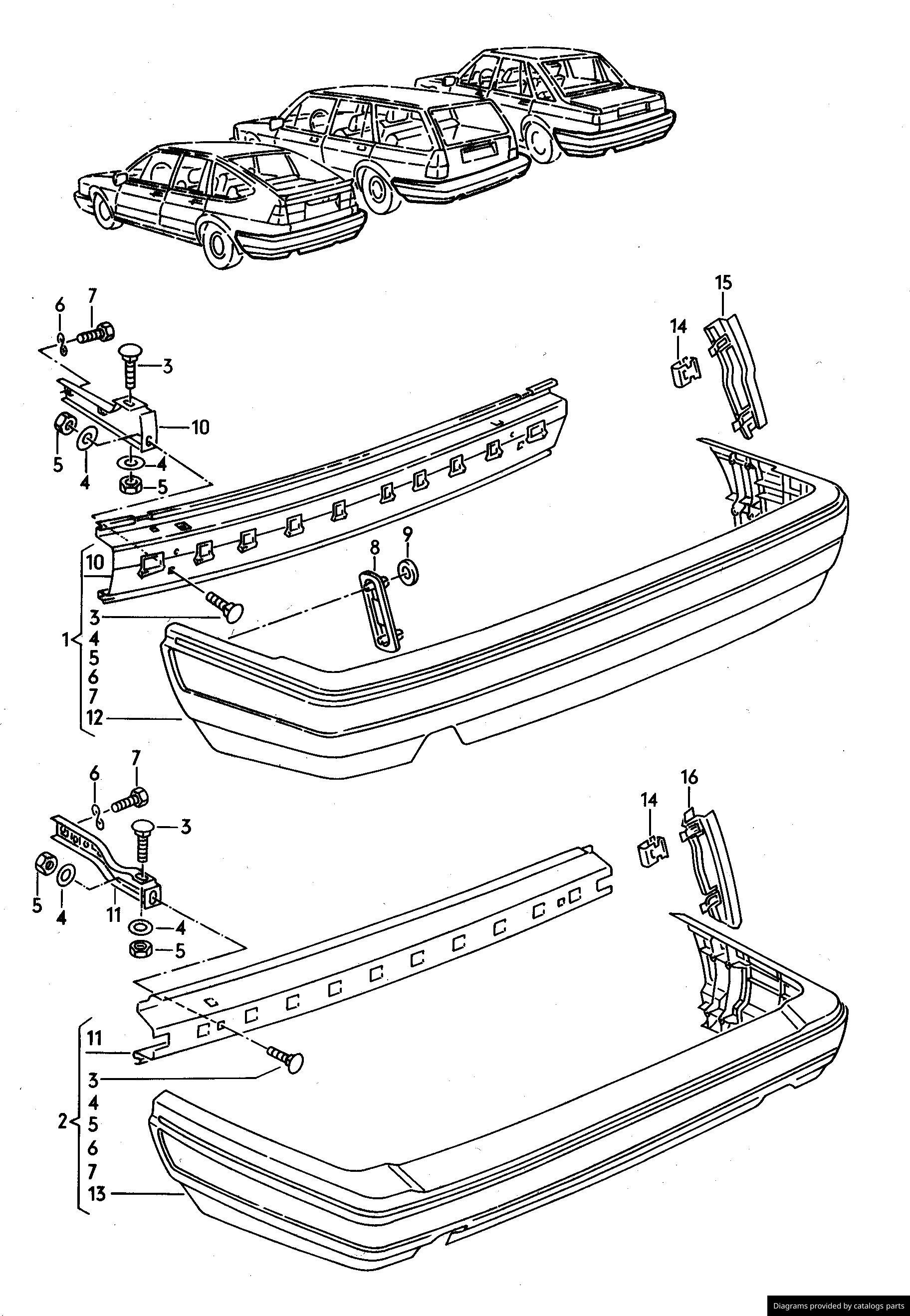 Car part diagram