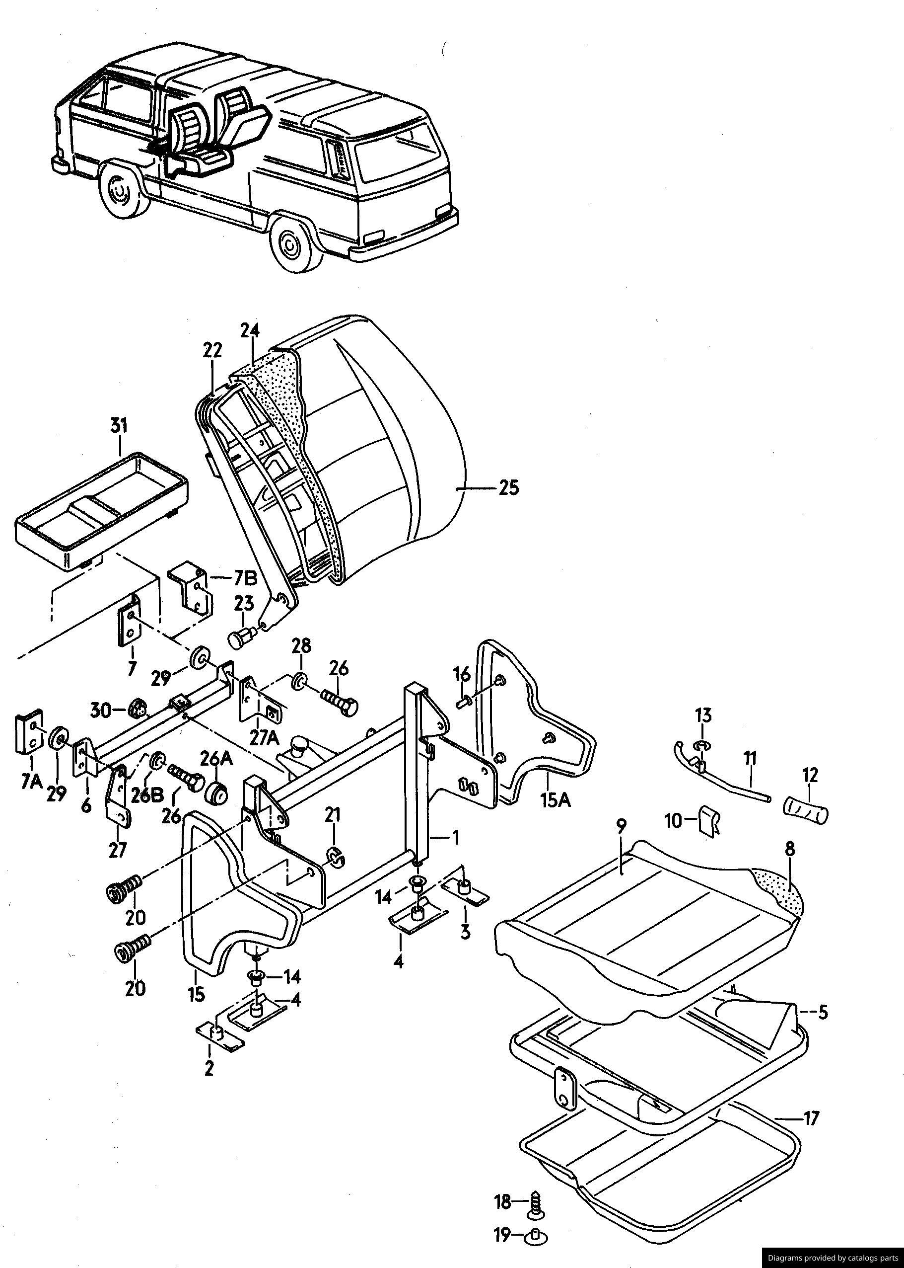 Car part diagram