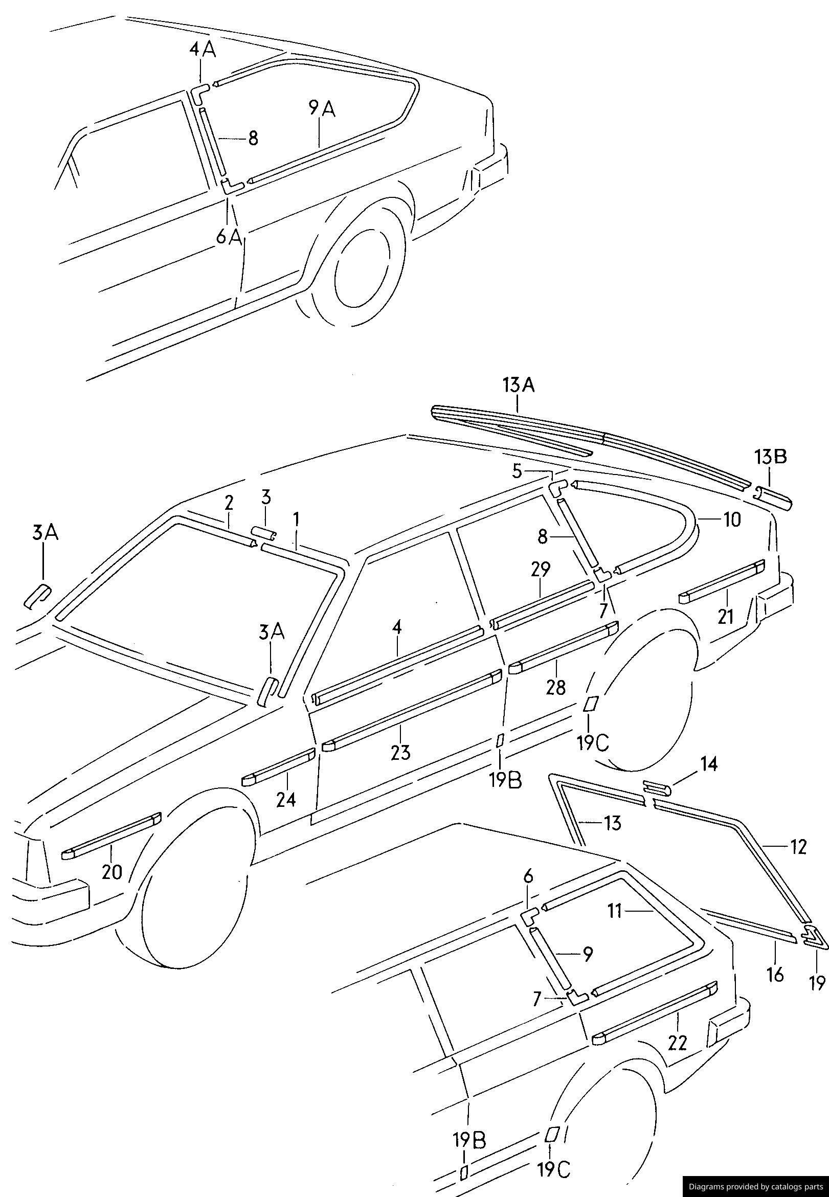 Car part diagram