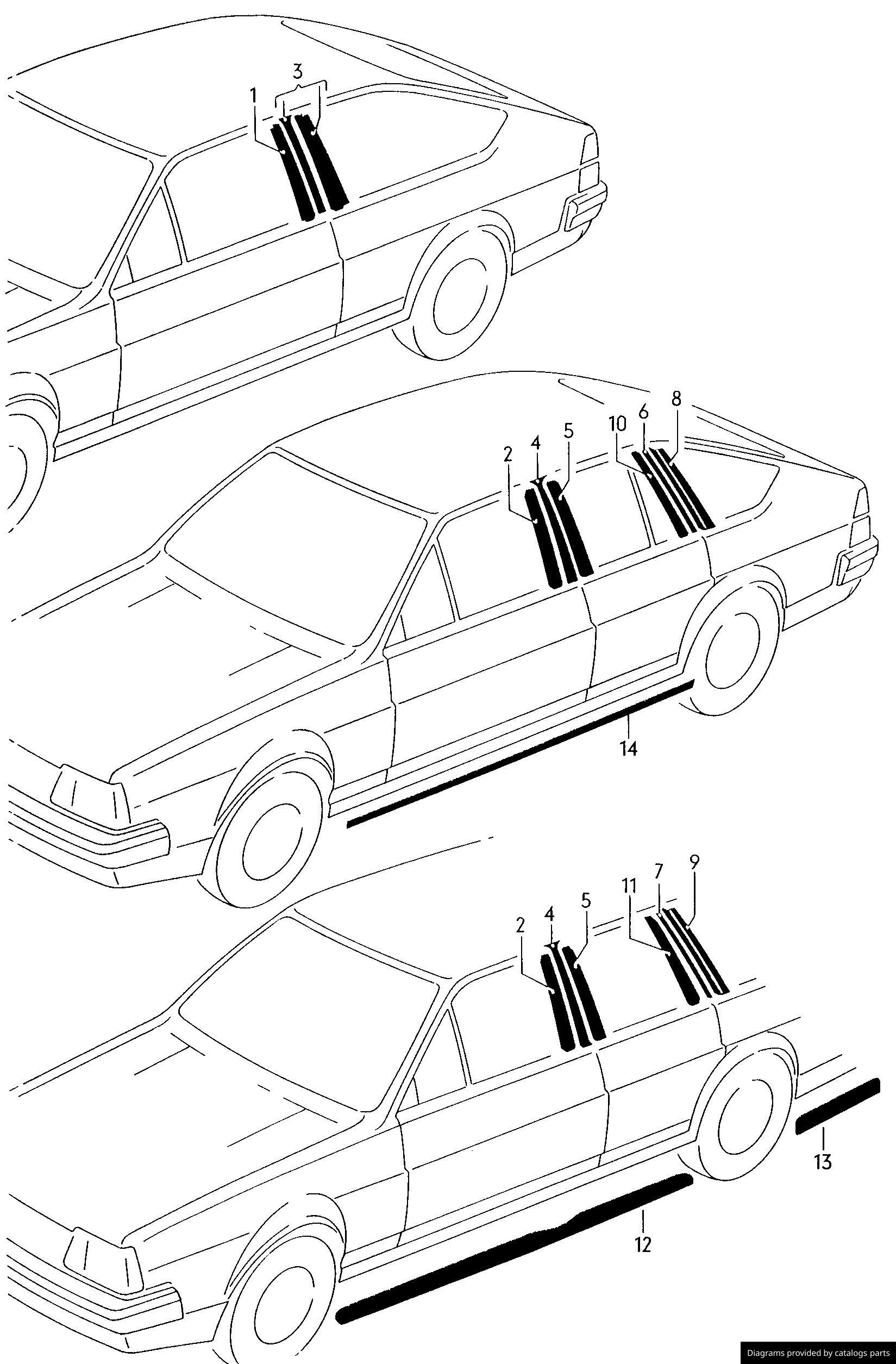 Car part diagram