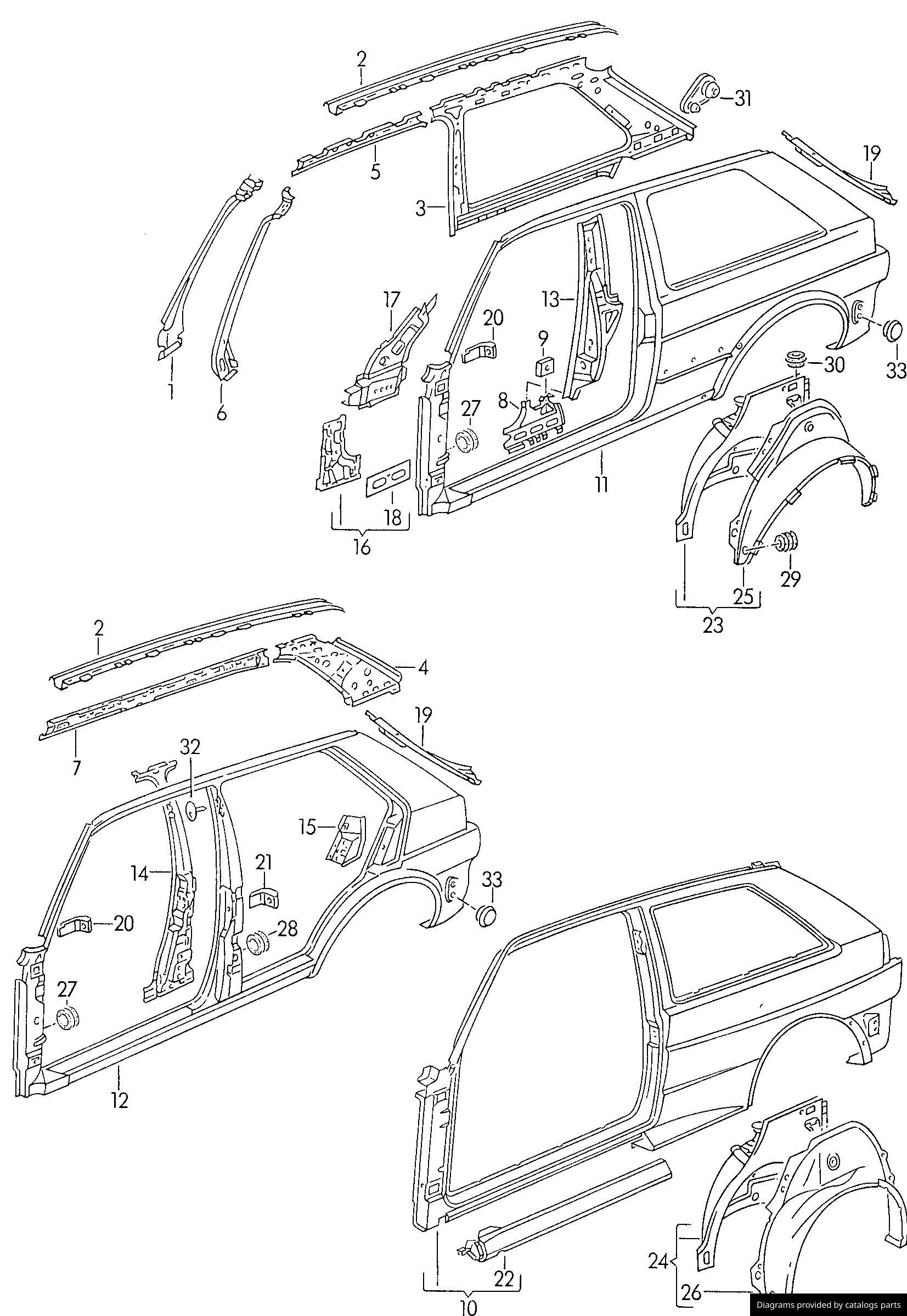 Car part diagram