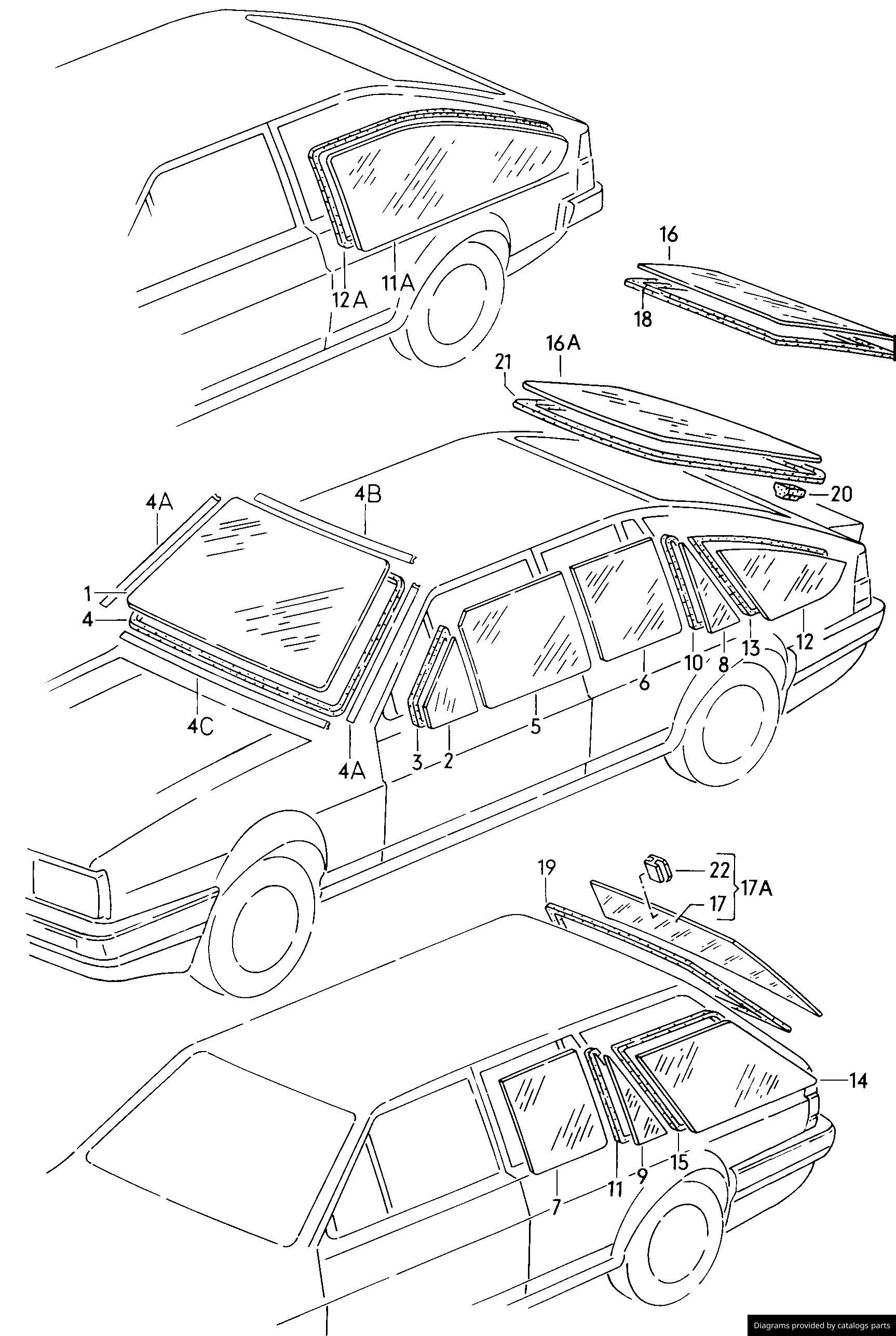 Car part diagram