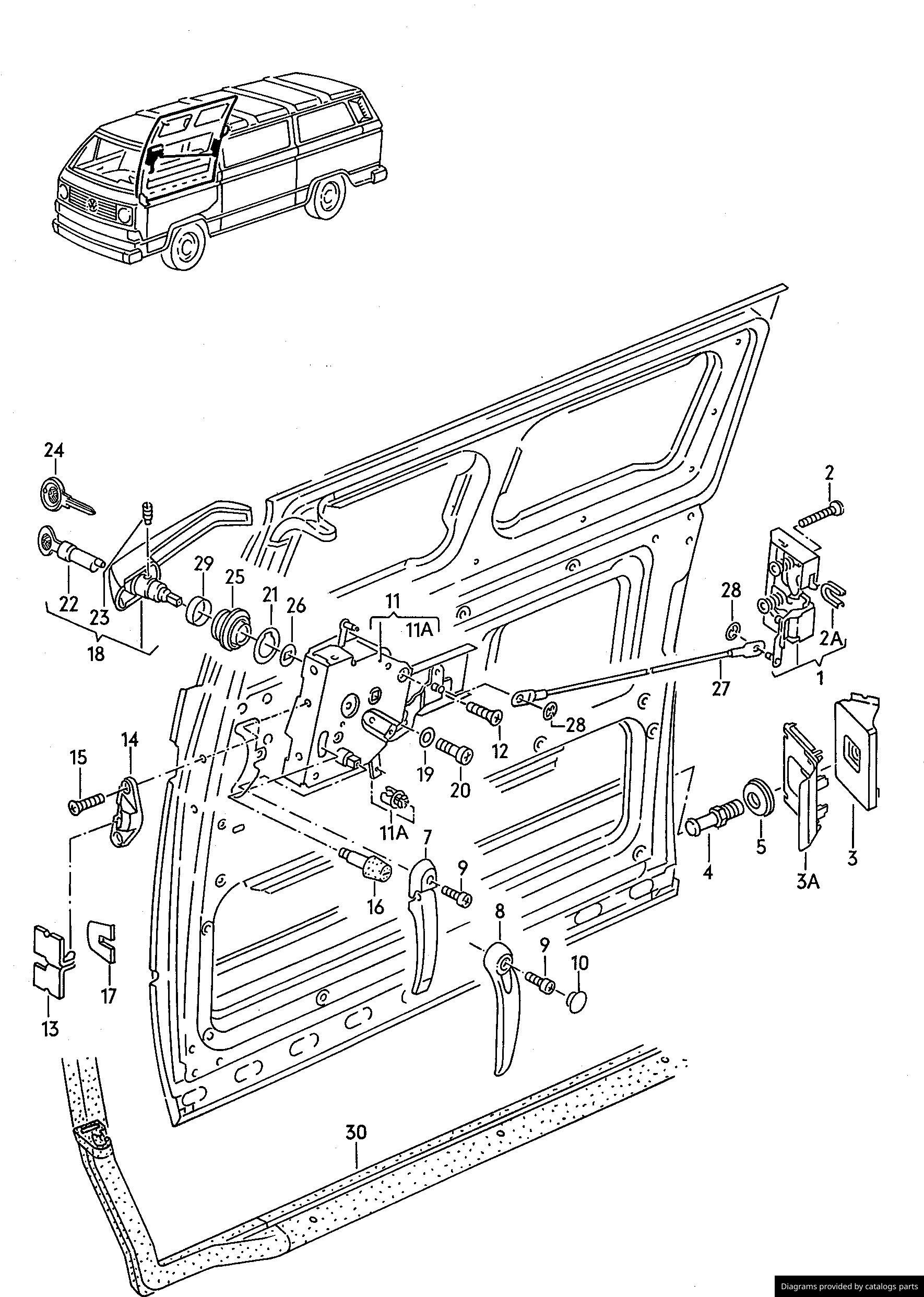 Car part diagram