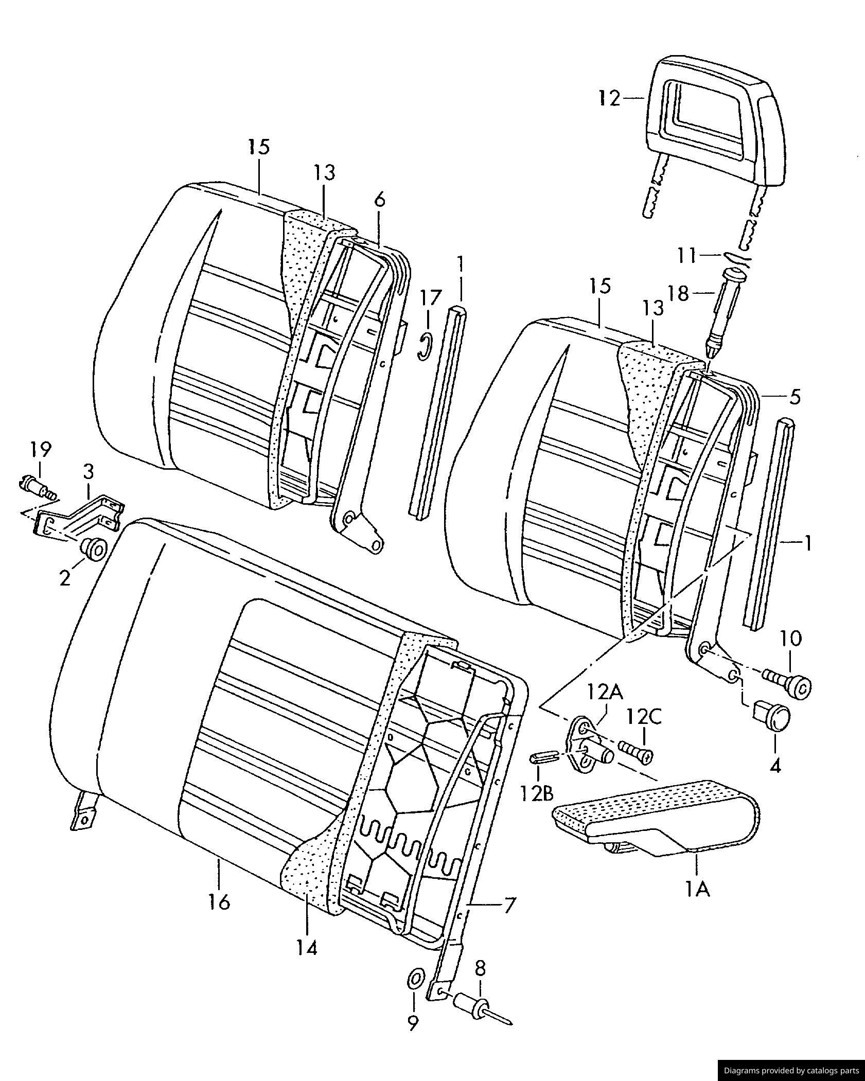 Car part diagram
