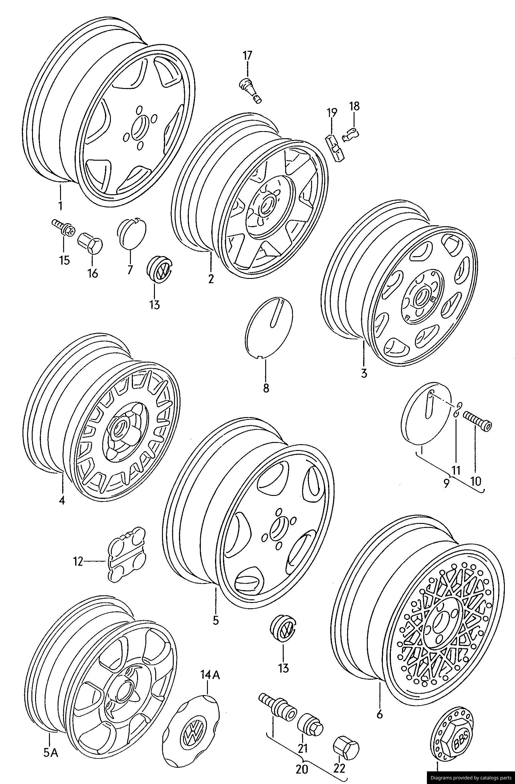 Car part diagram