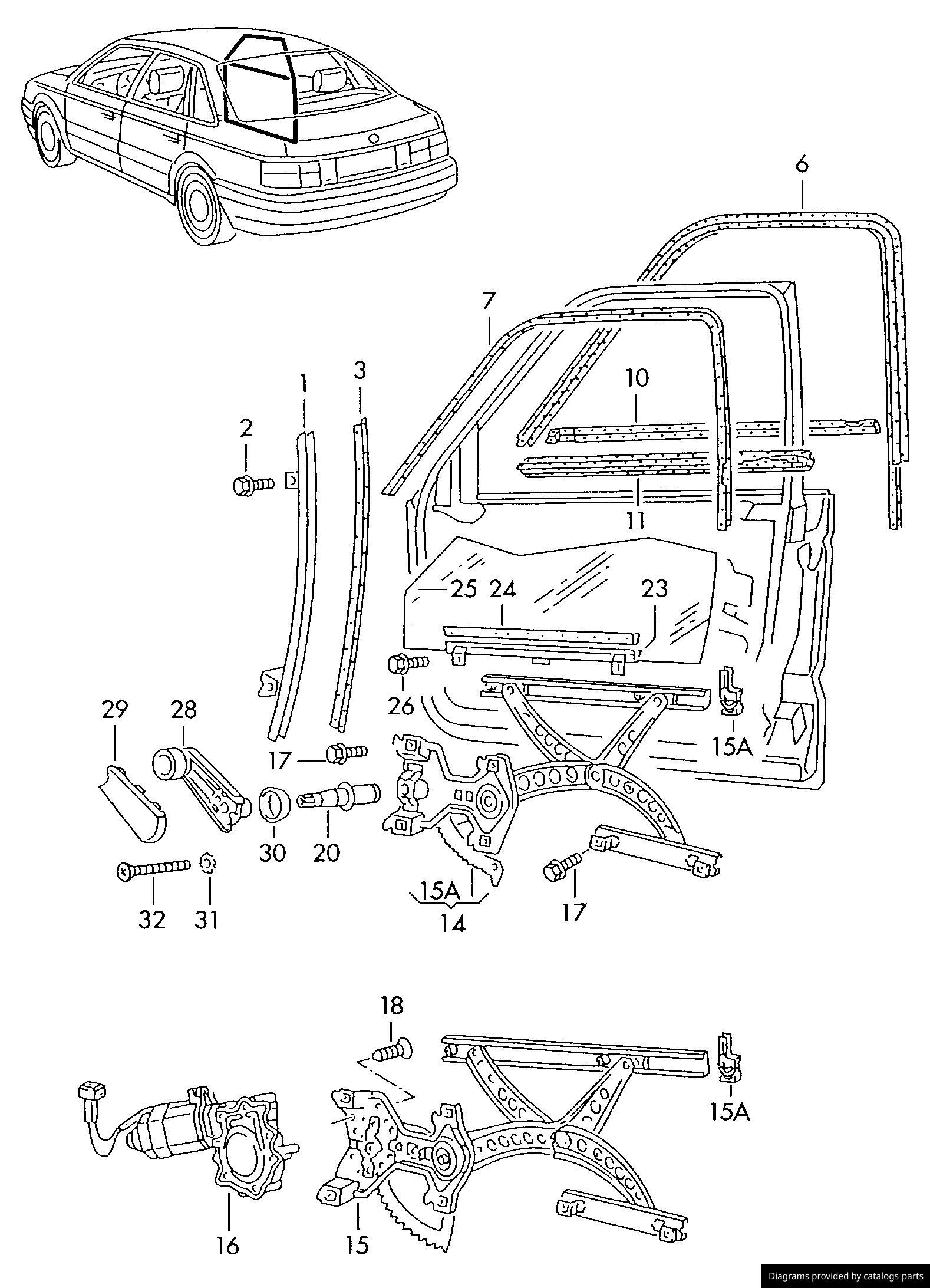 Car part diagram