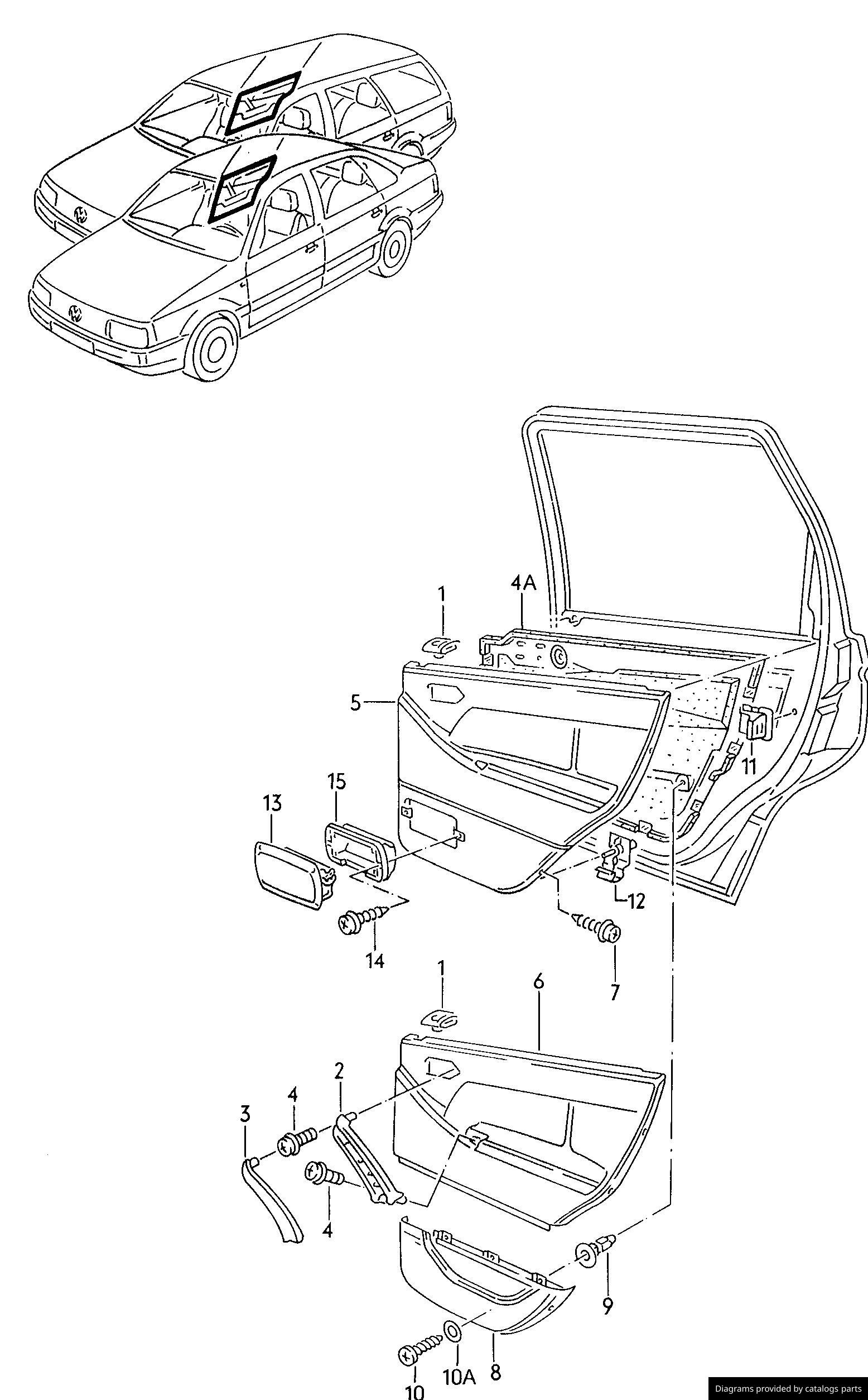 Car part diagram