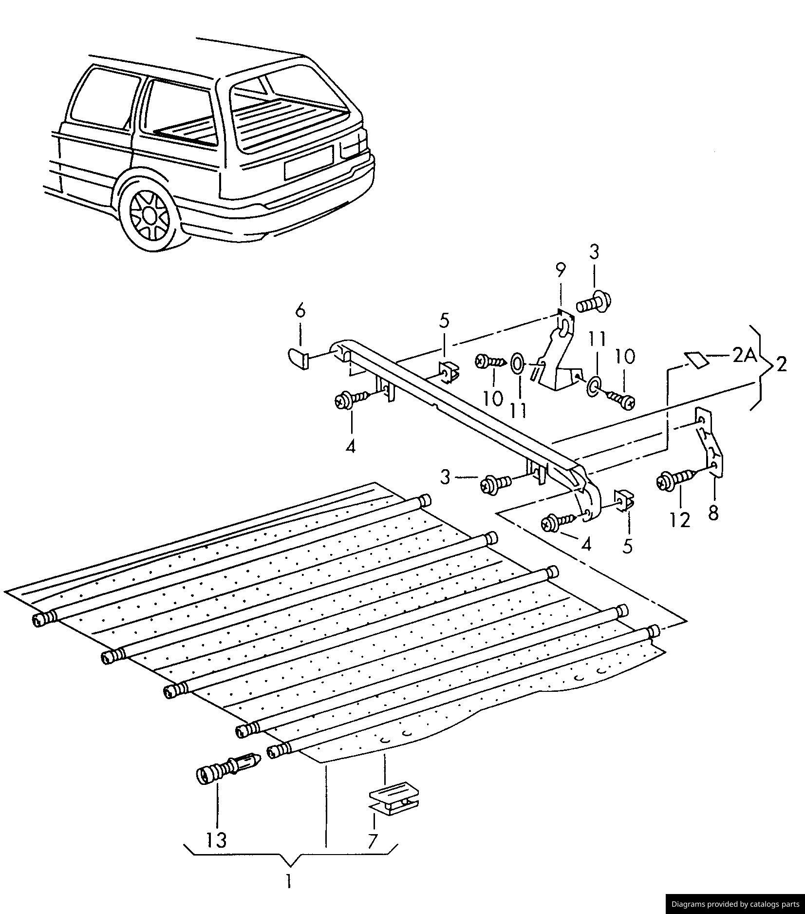 Car part diagram