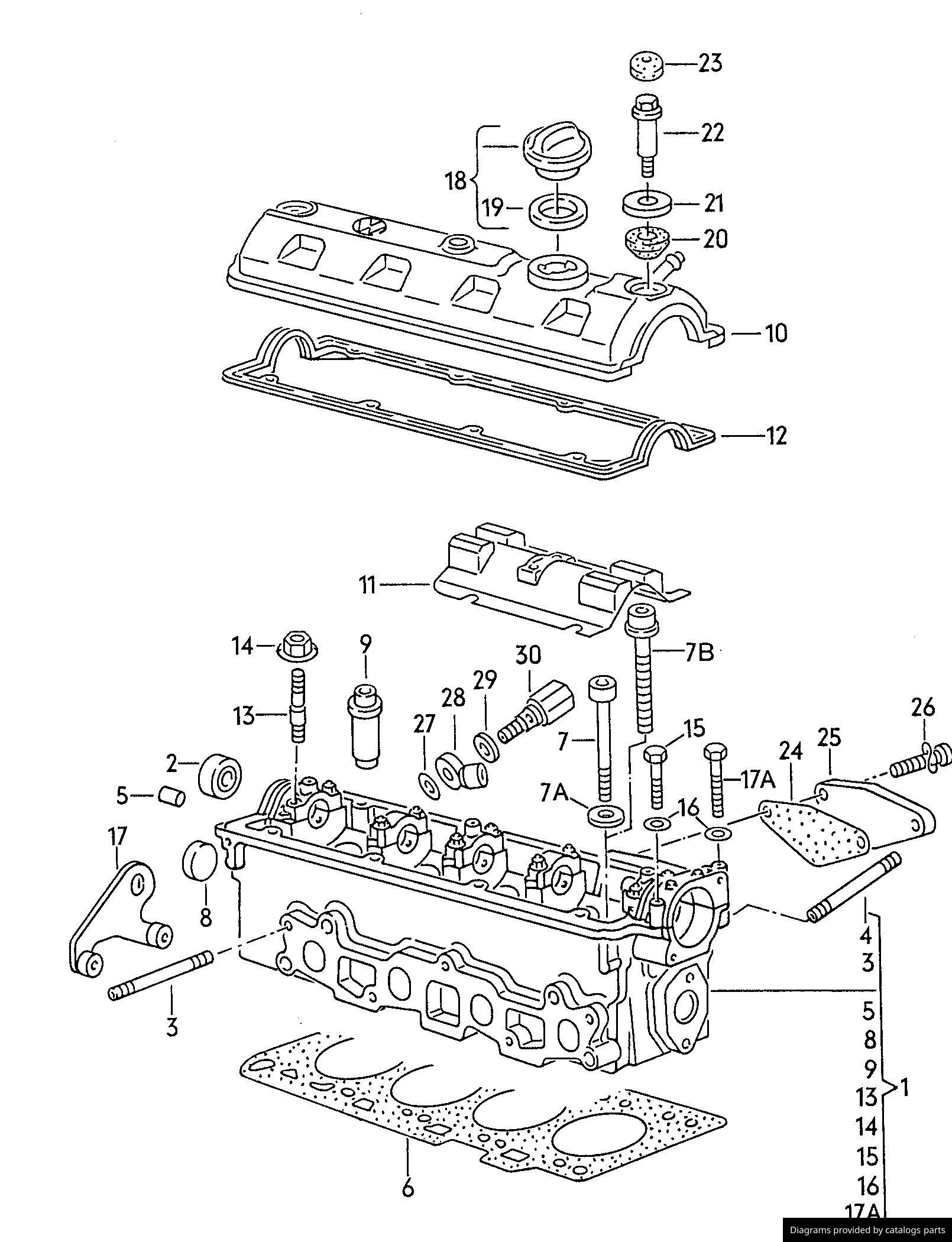 Car part diagram