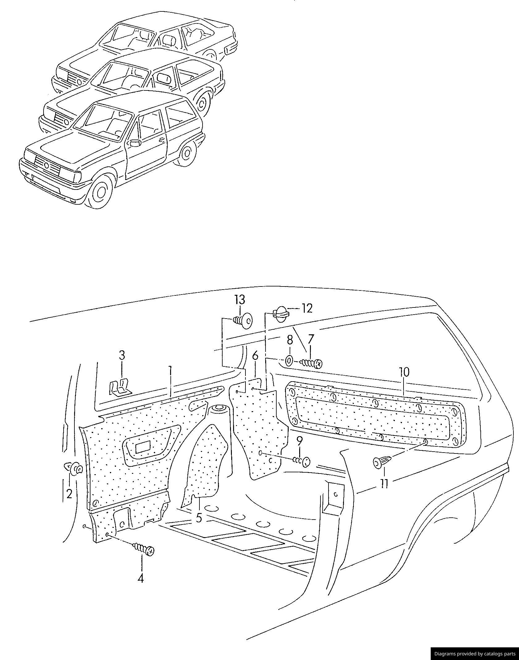 Car part diagram