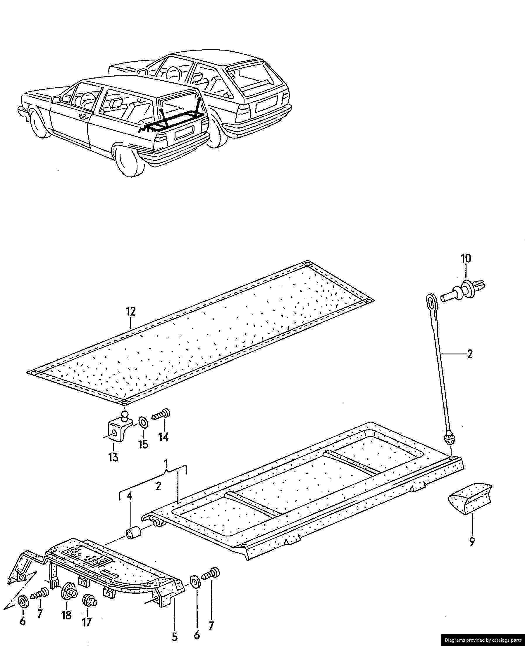 Car part diagram
