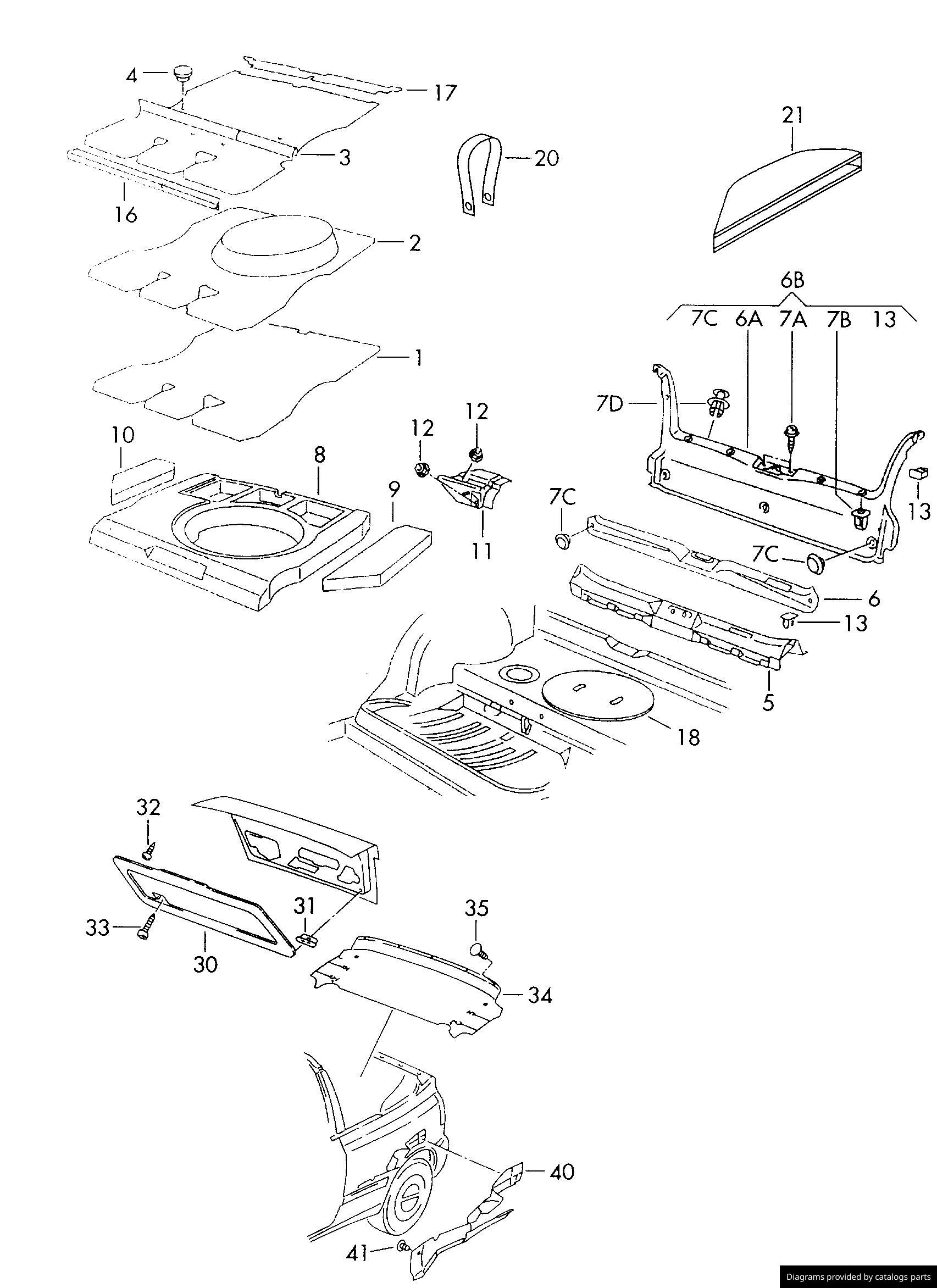 Car part diagram