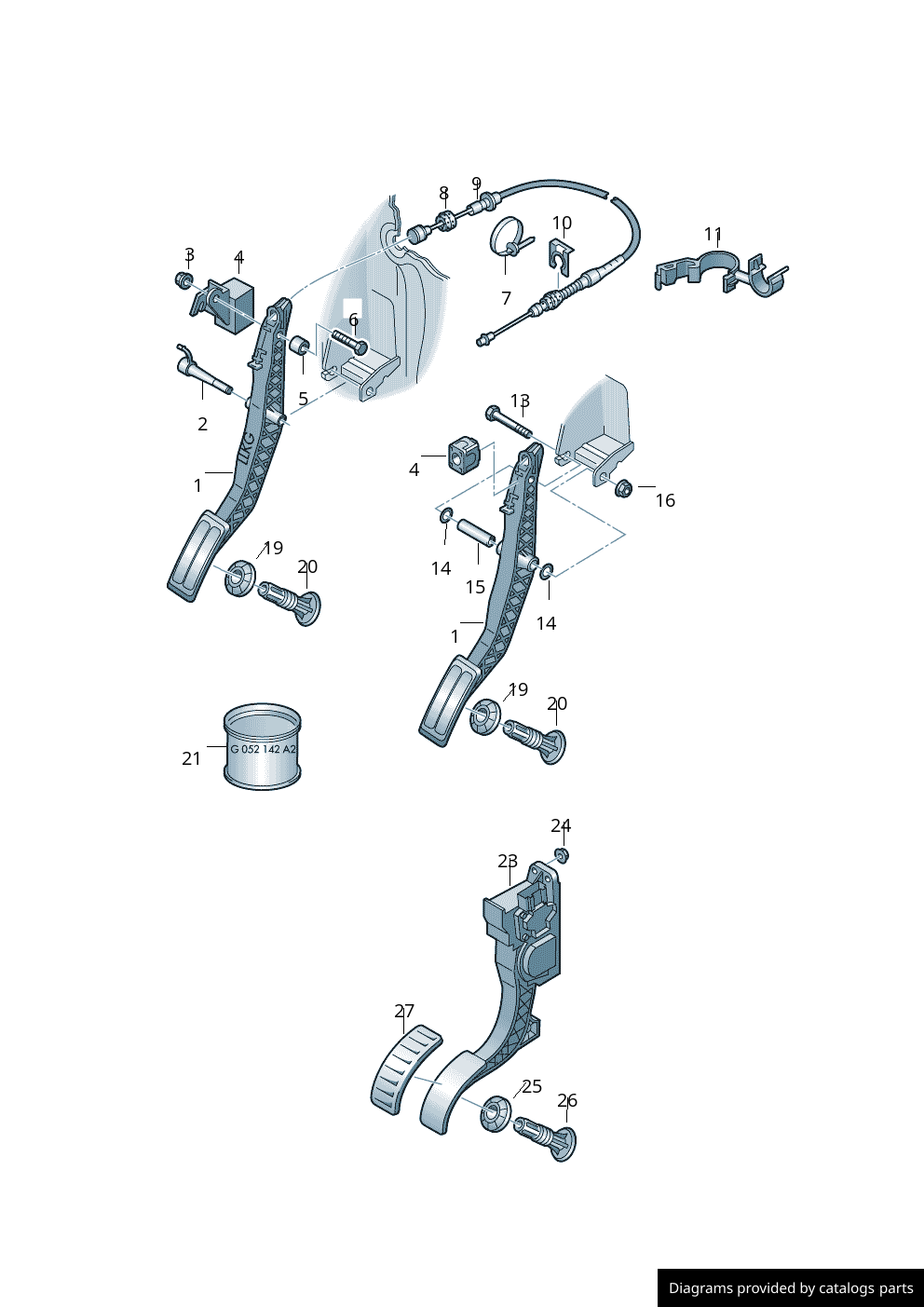 Car part diagram