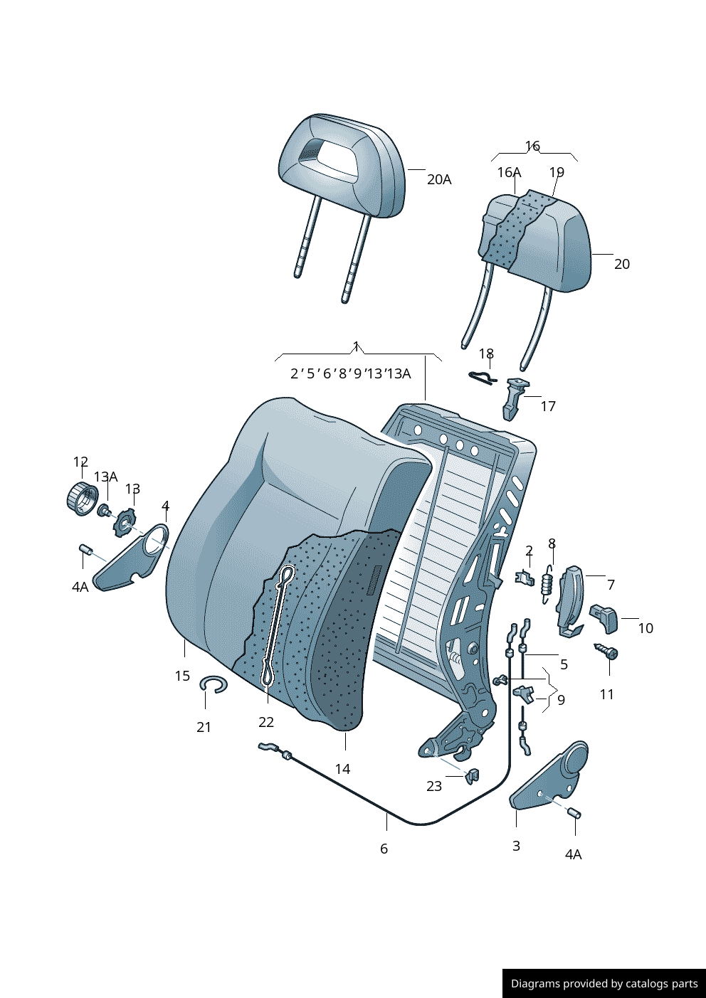 Car part diagram