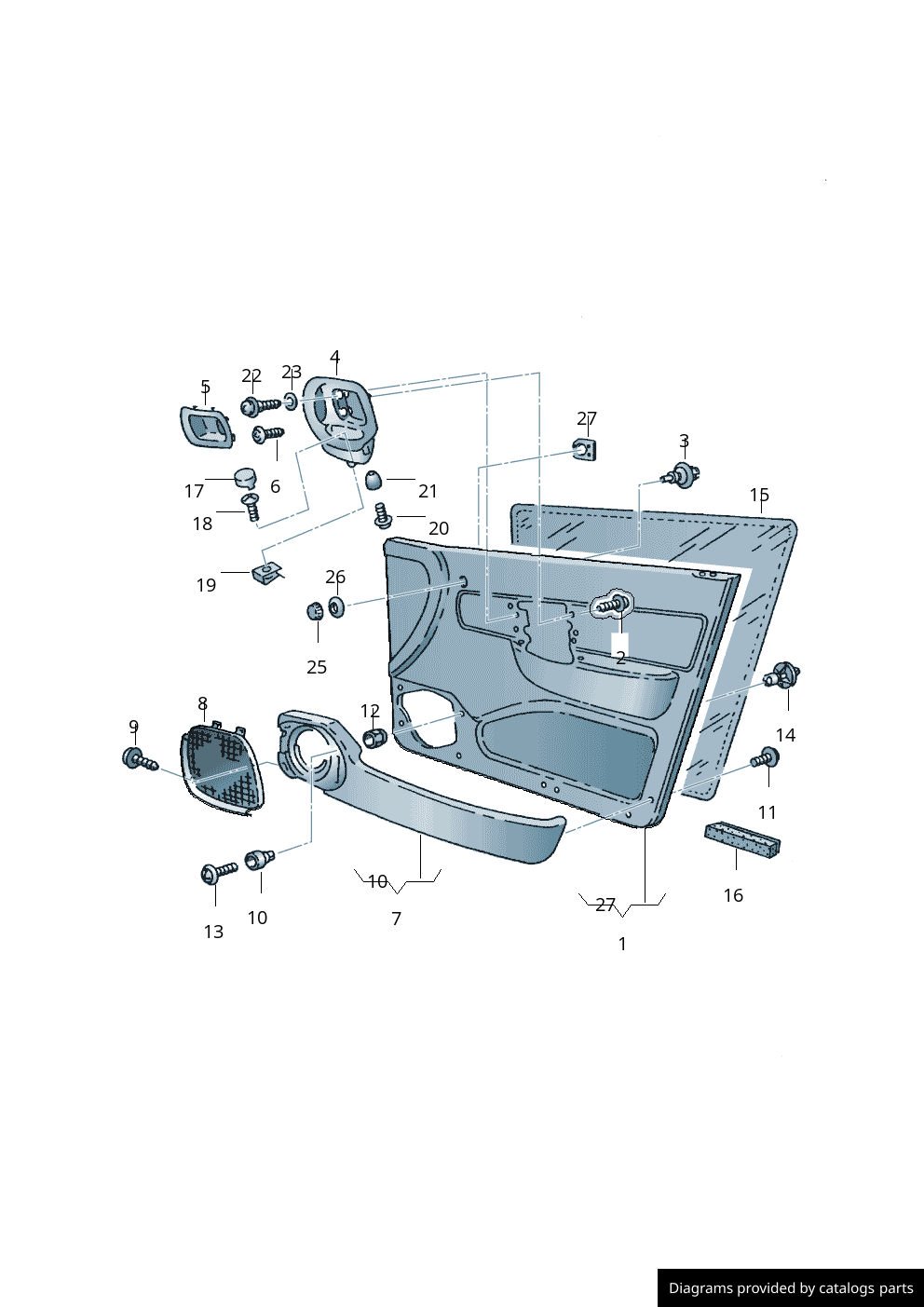 Car part diagram