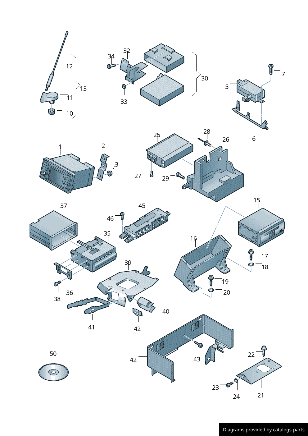 Car part diagram