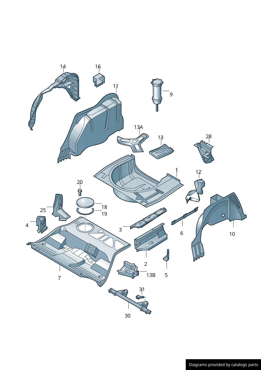 Car part diagram