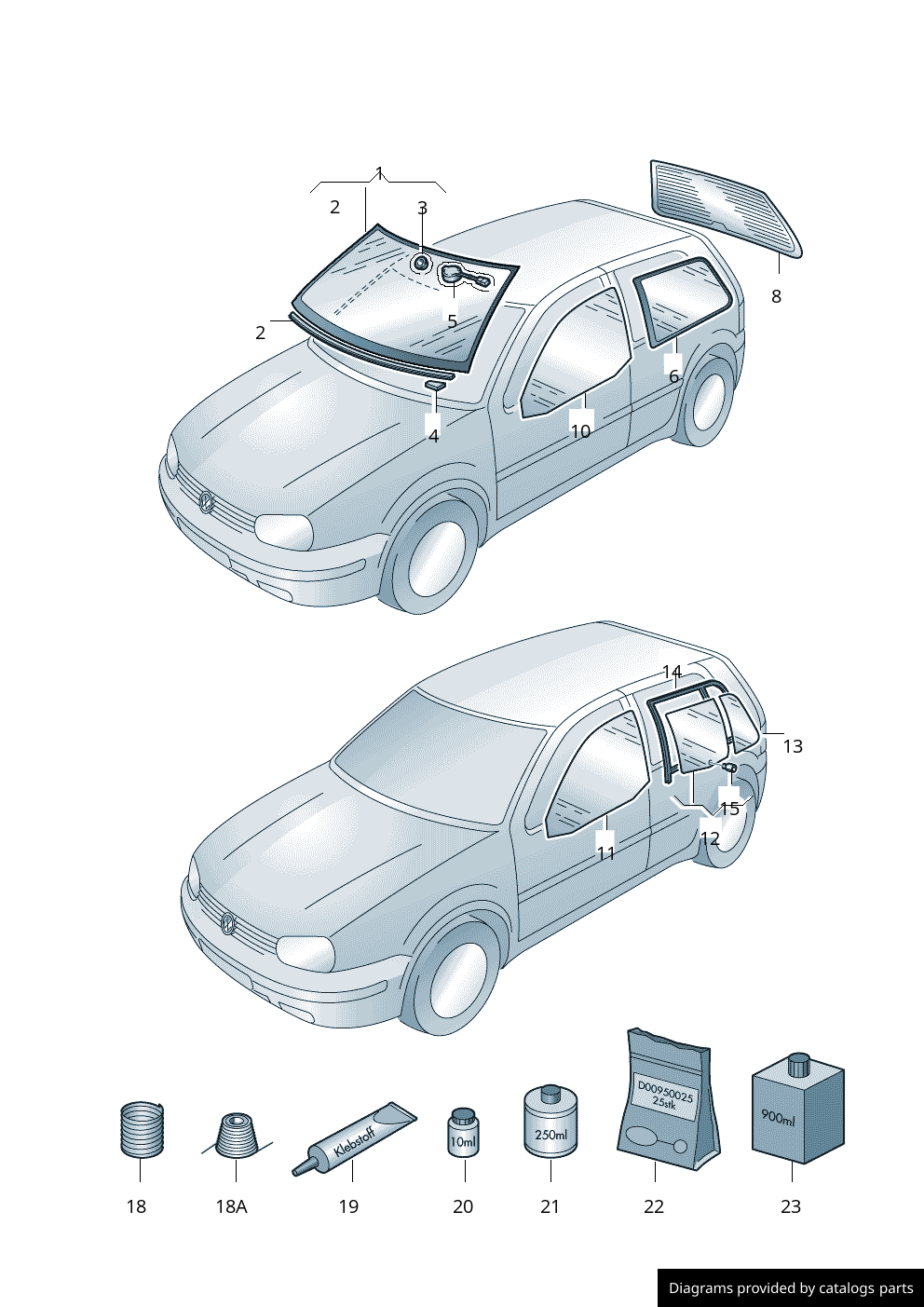 Car part diagram