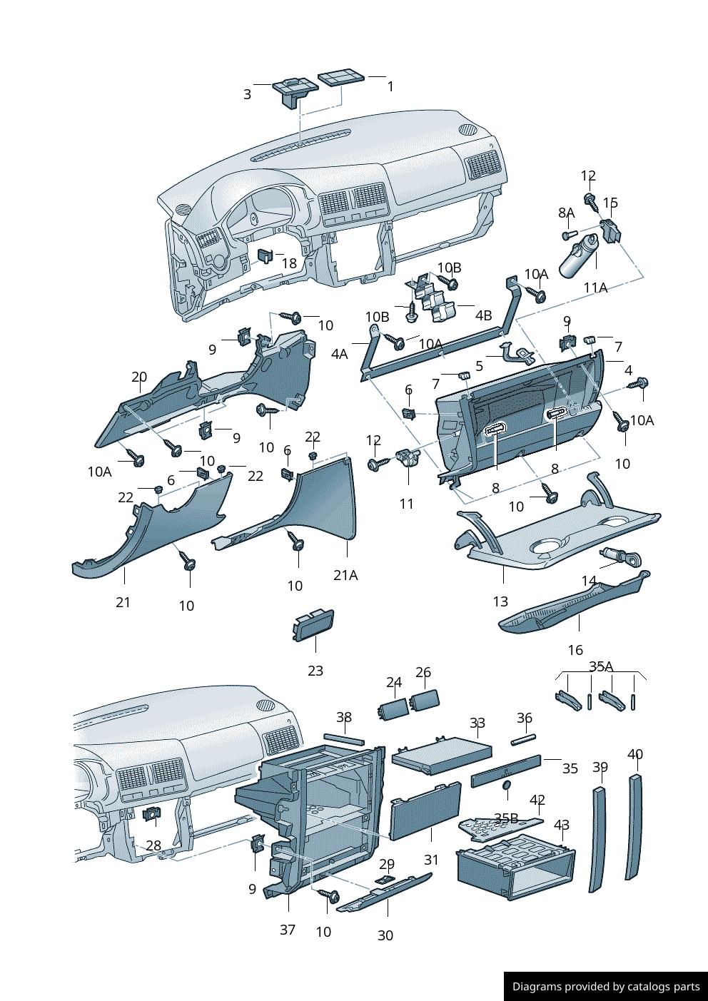 Car part diagram