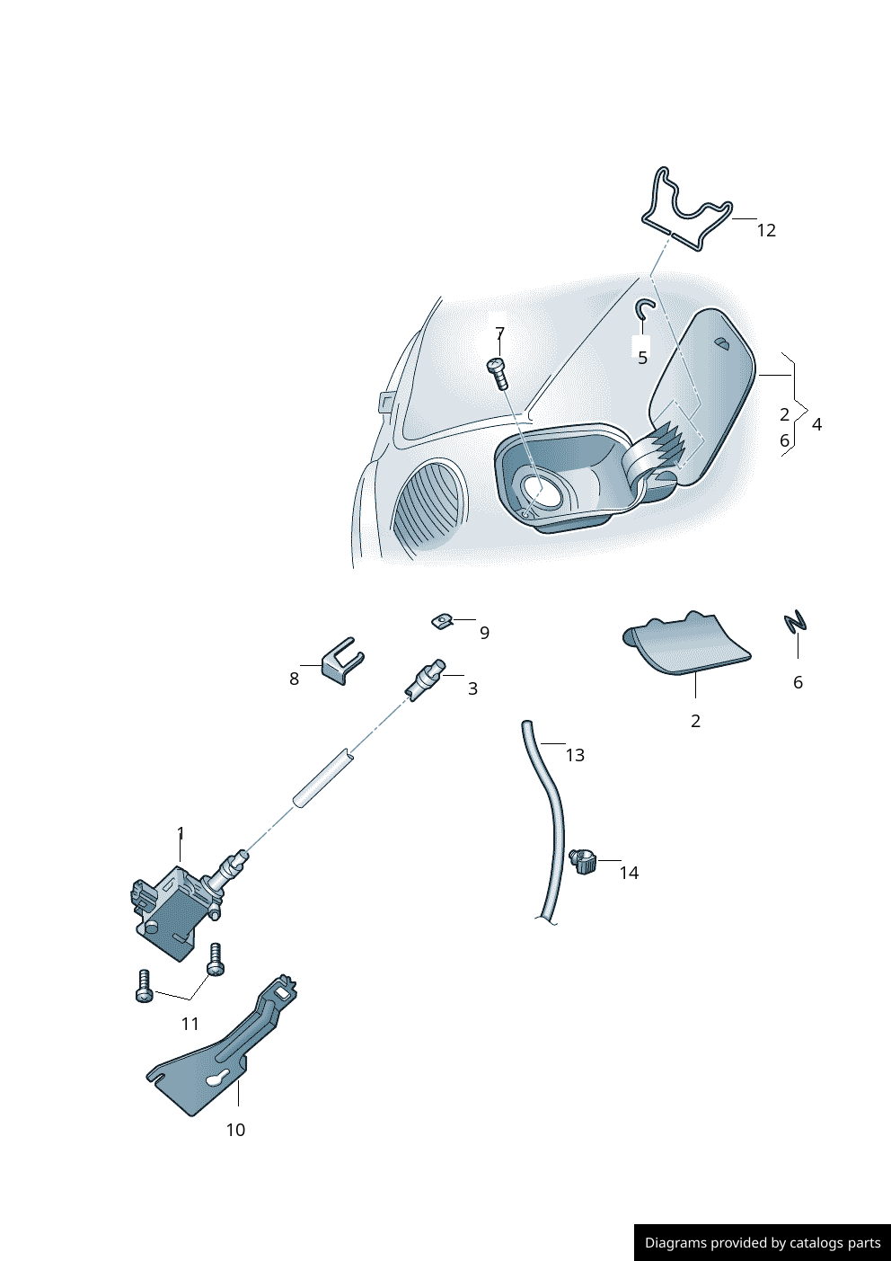 Car part diagram