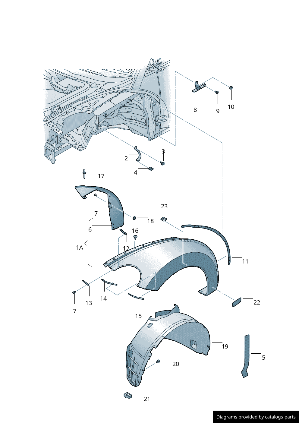 Car part diagram