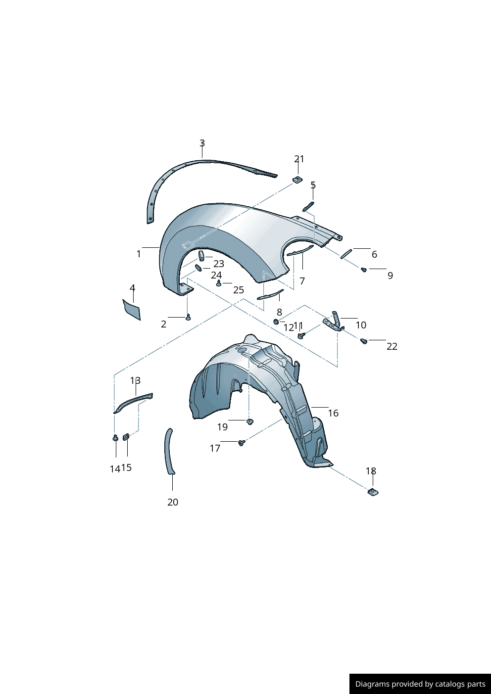 Car part diagram