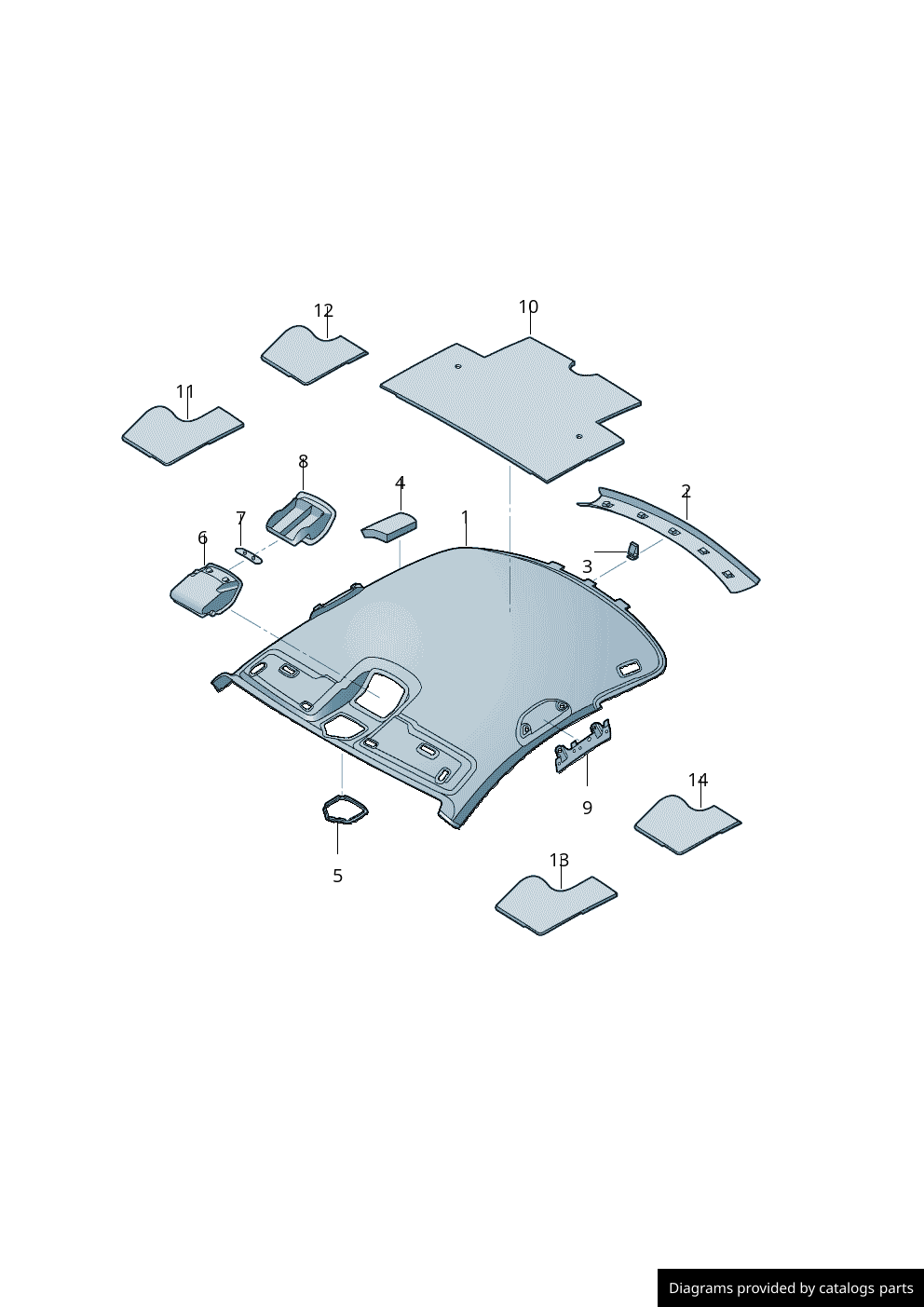 Car part diagram