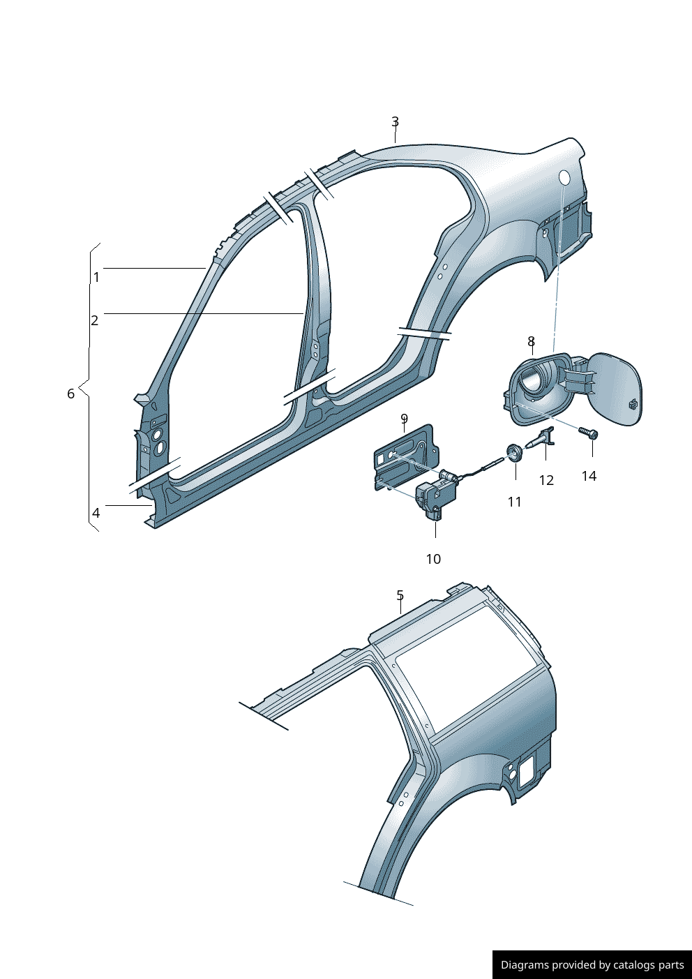 Car part diagram