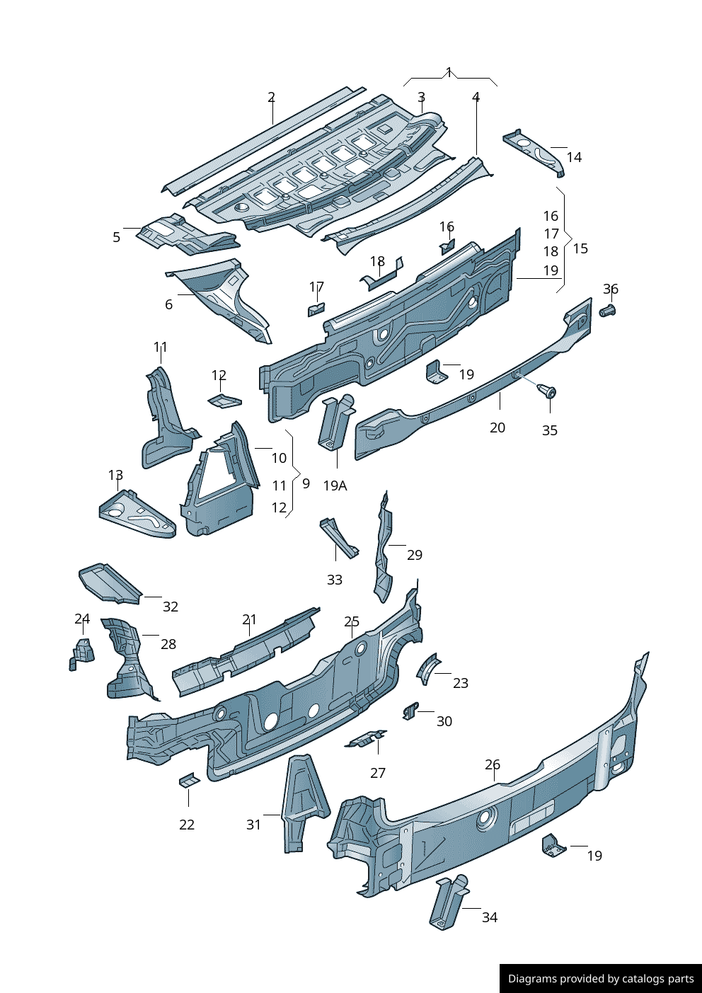 Car part diagram