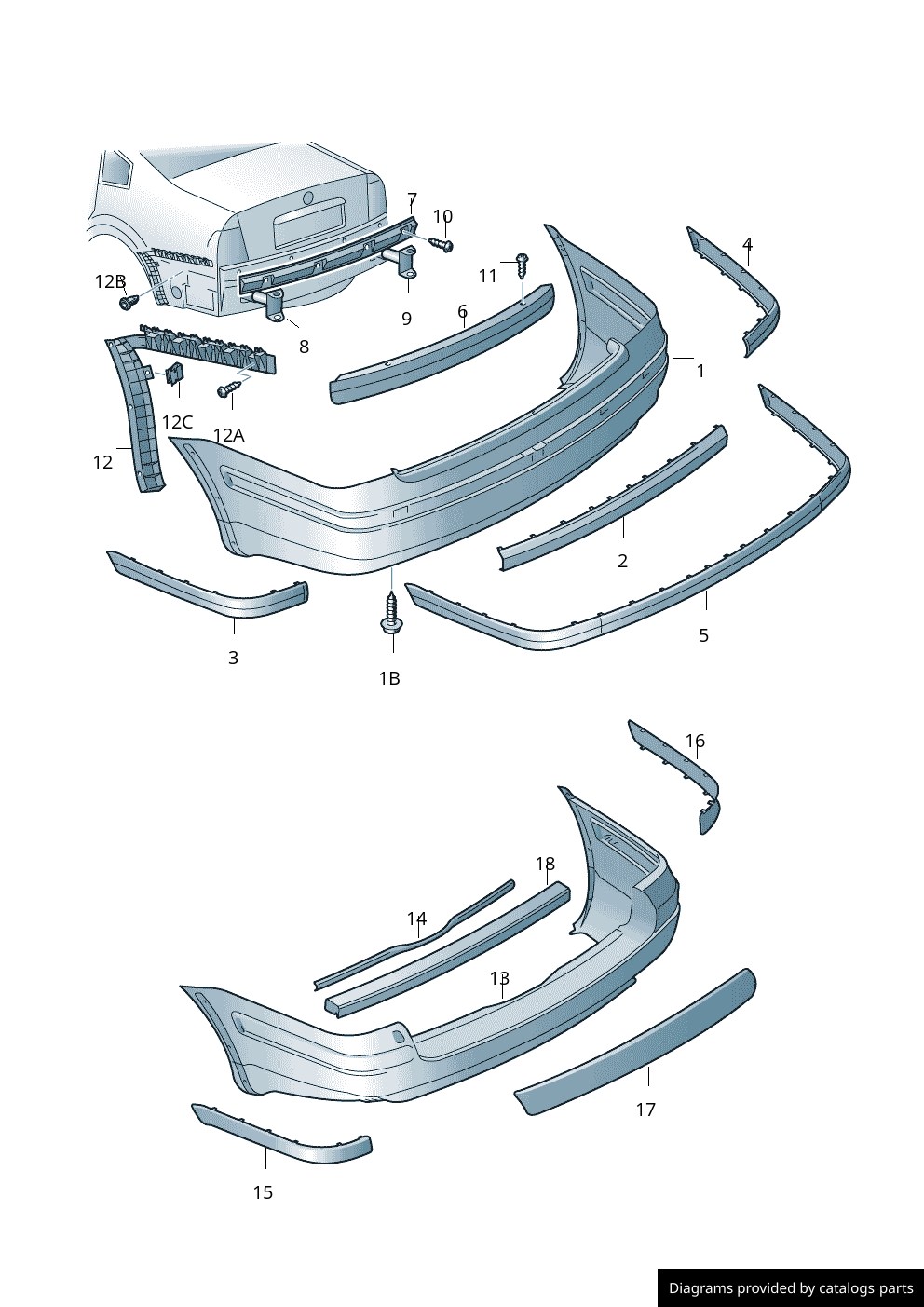 Car part diagram