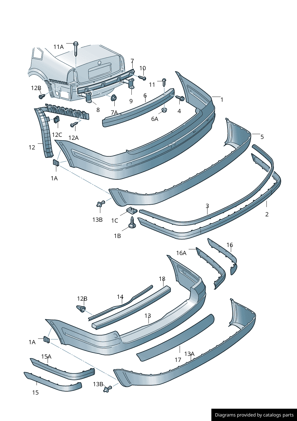Car part diagram