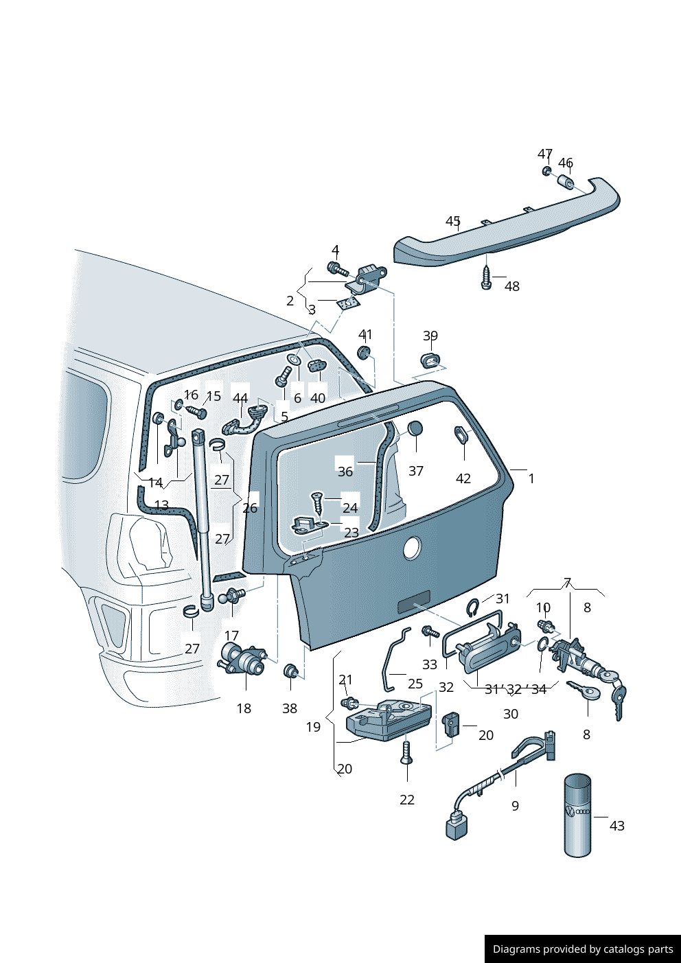 Car part diagram