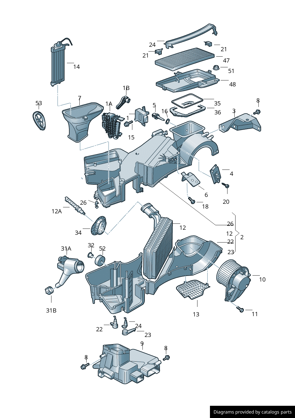 Car part diagram