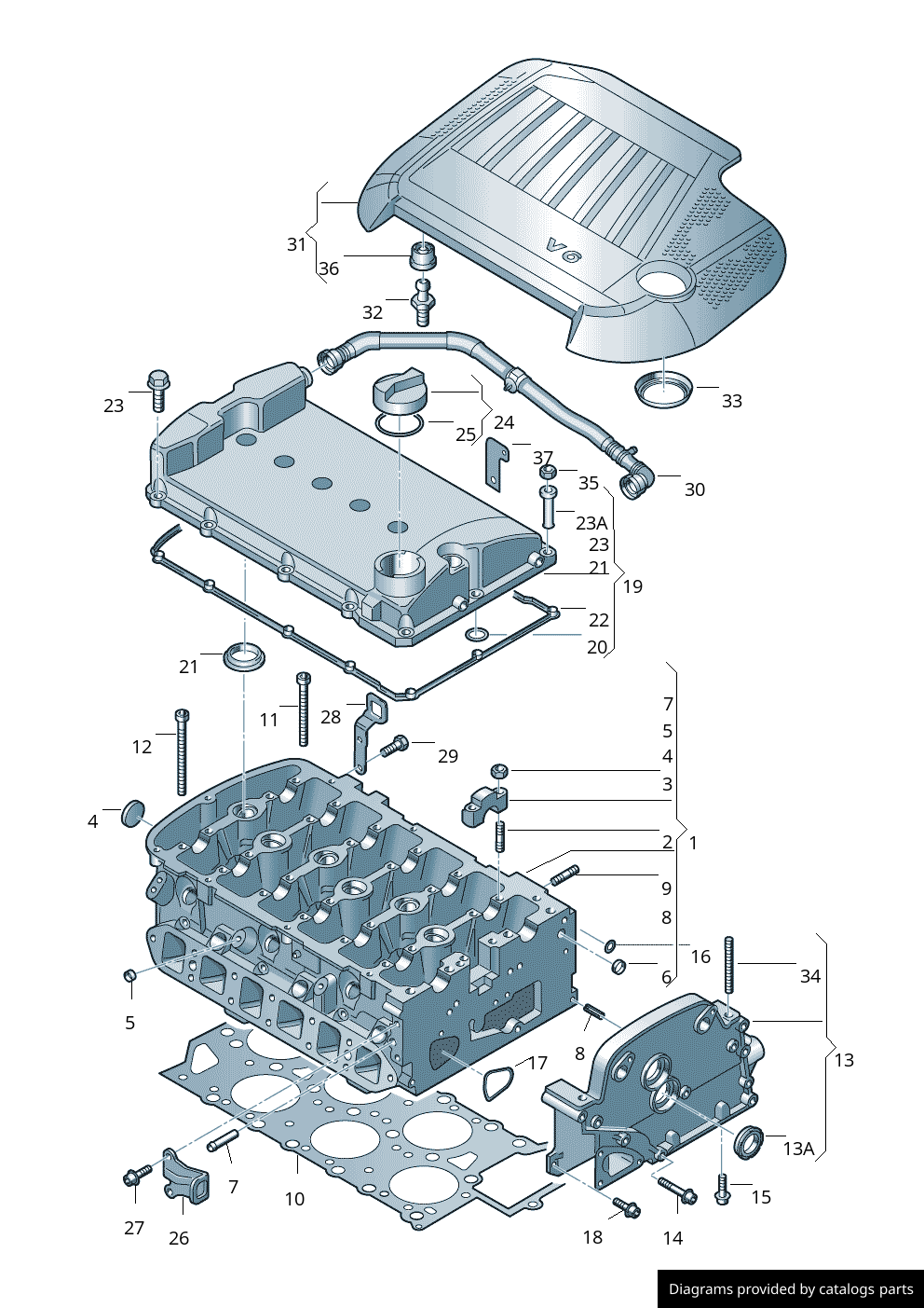 Car part diagram