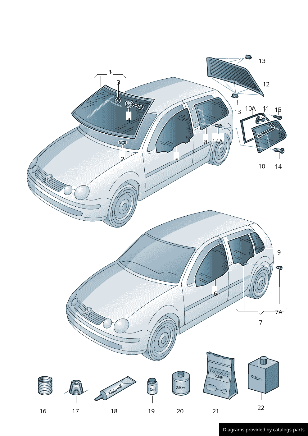 Car part diagram
