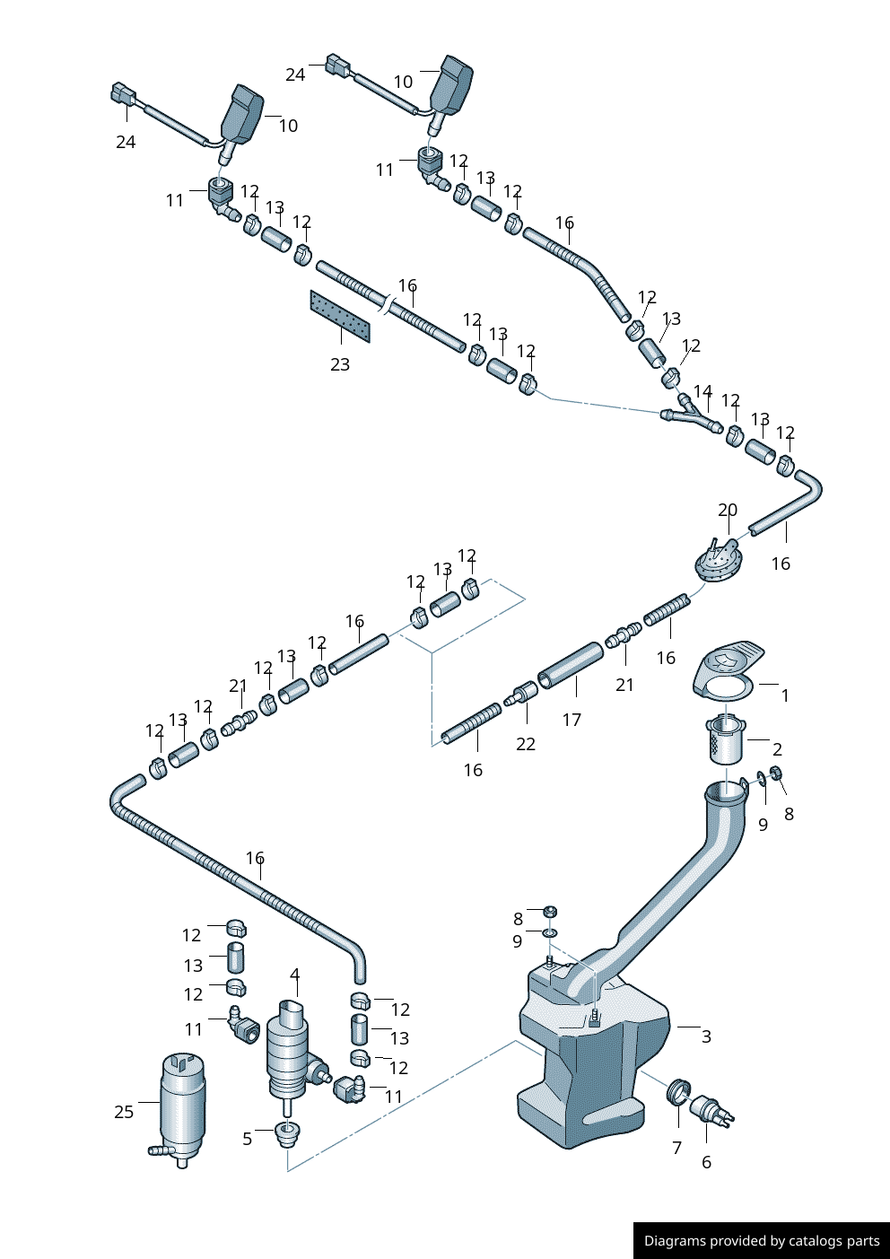 Car part diagram