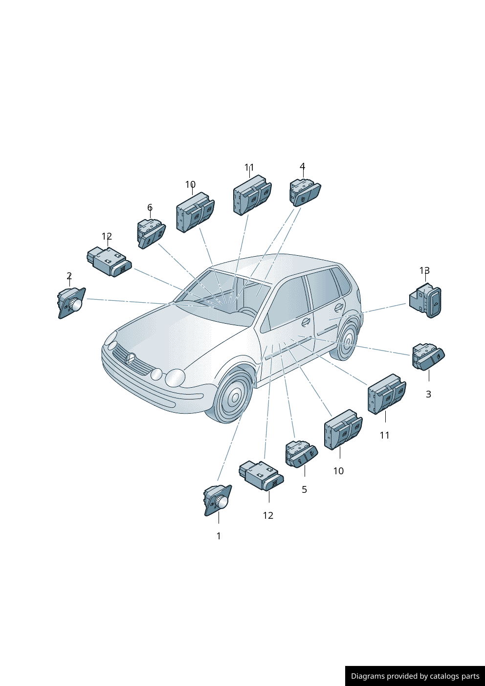 Car part diagram