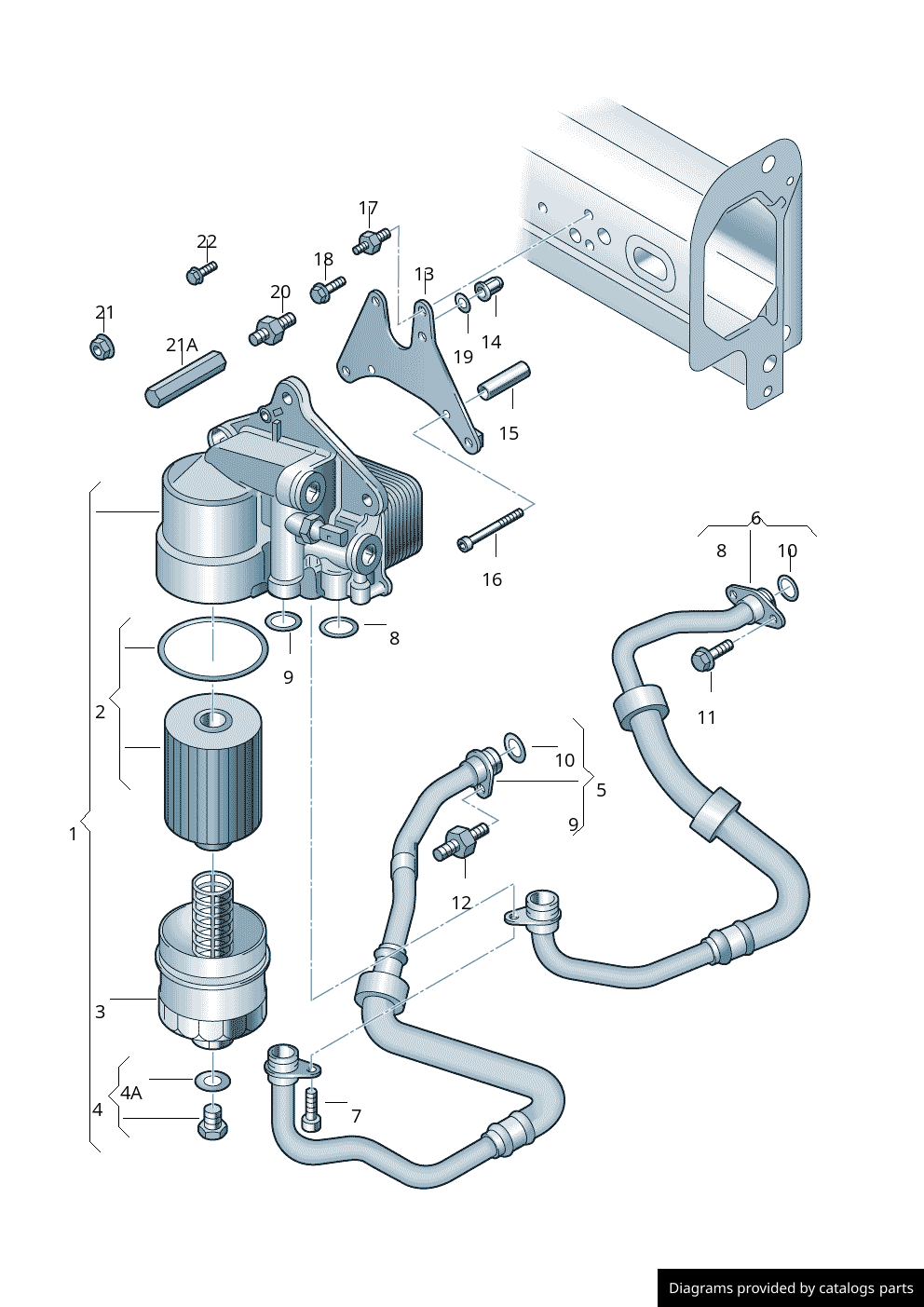 Car part diagram