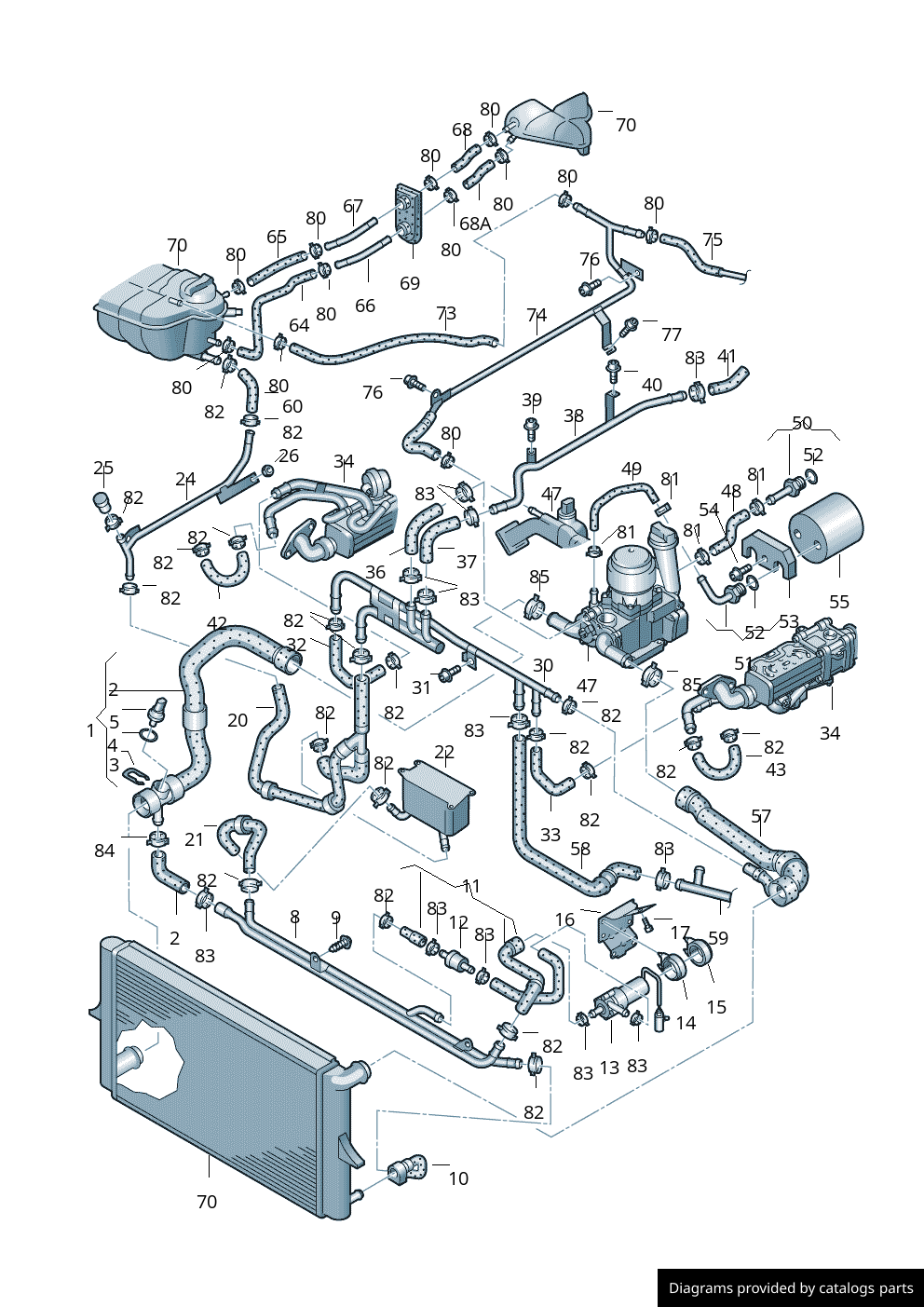 Car part diagram