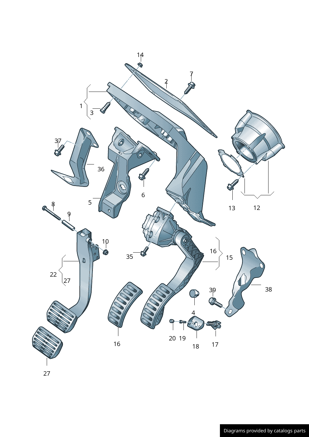 Car part diagram