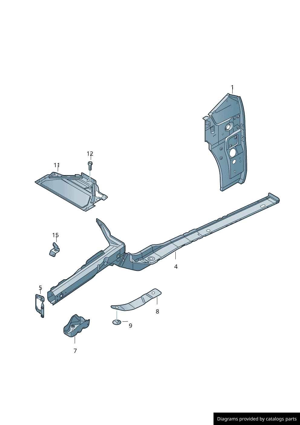 Car part diagram