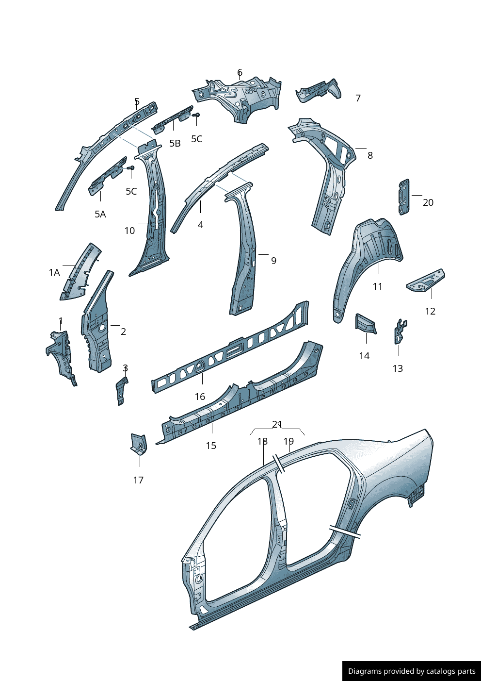Car part diagram